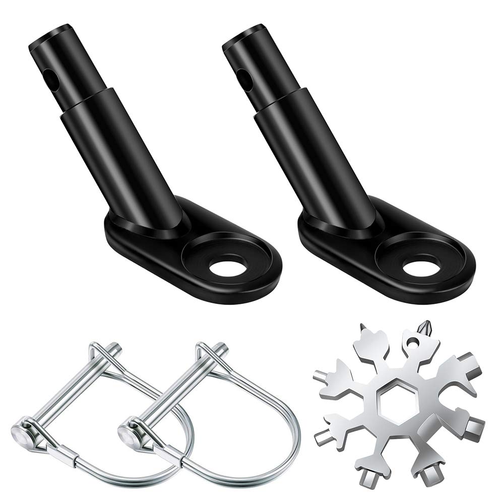 🔧 Vacoulery Fahrradanhänger Kupplung, 2 Stück Fahrrad Anhängerkupplung mit Sicherungsstift Angebot bei HelloDeals
