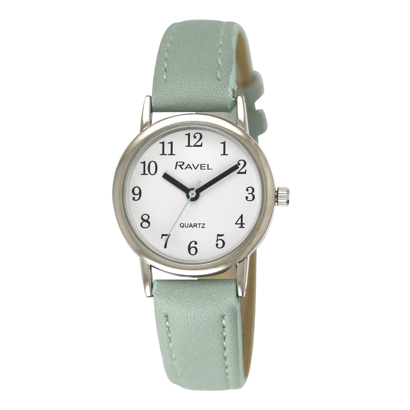 Ravel Damen-Armbanduhr in Pastellfarben 🌸 - Quarz Analog - 27mm Uhrengehäuse Grün Angebot bei HelloDeals
