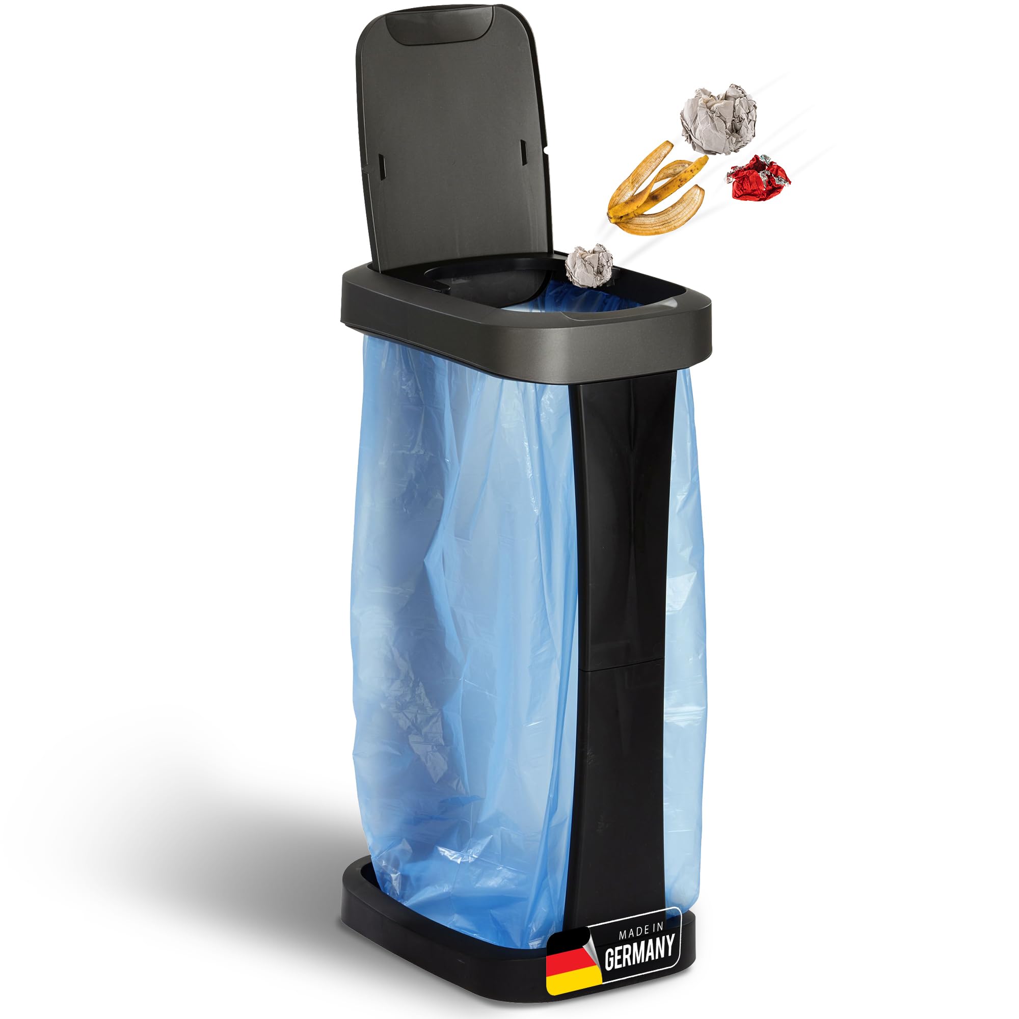 🗑️🌟 Novaliv Müllsackständer mit Deckel für 70L-120L Müllsäcke, Extra Robust & Fester Stand Outdoor Geeignet Angebot bei HelloDeals