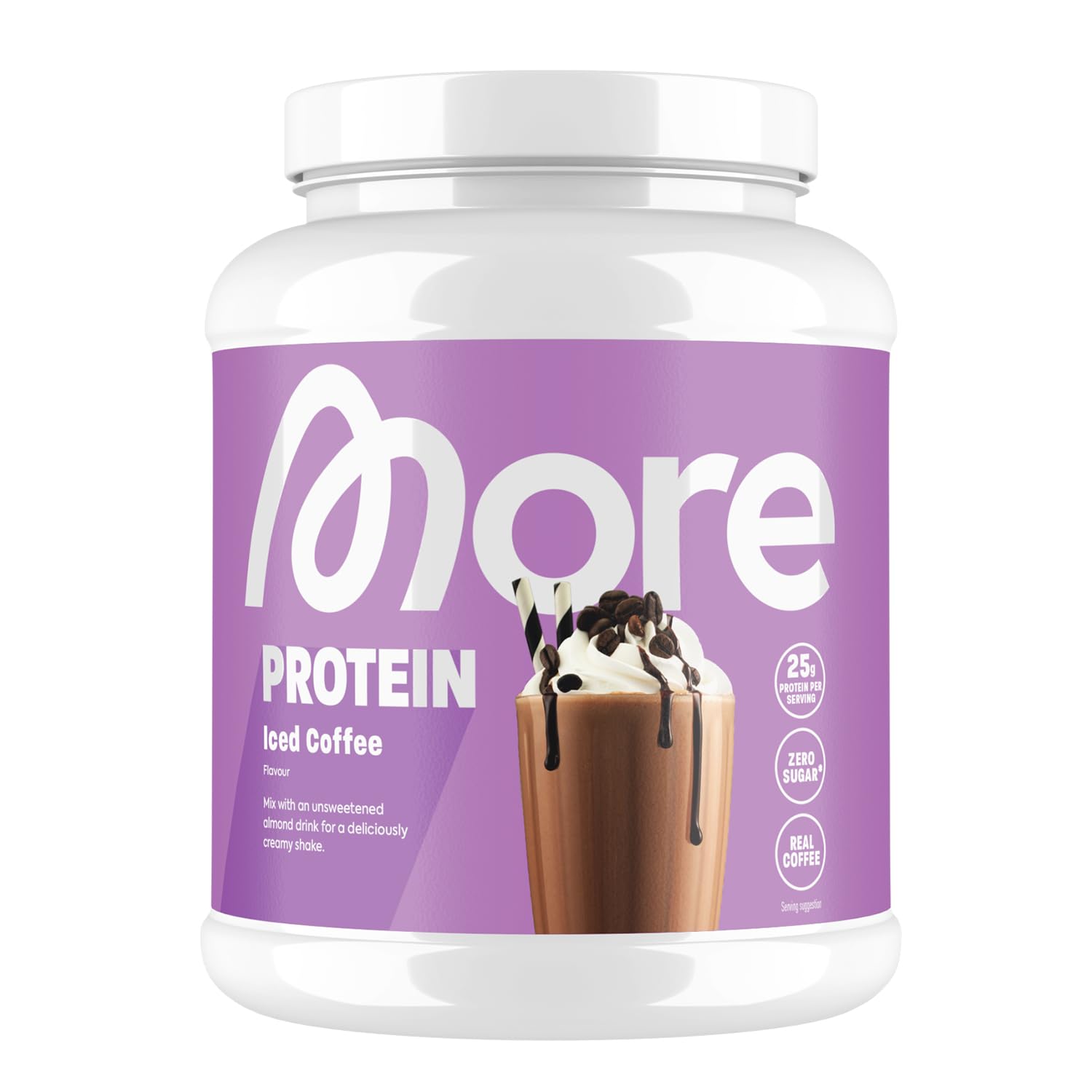 🏋️‍♂️ MORE Protein Eiskaffee 600 g - Ideal zum Muskelaufbau und -erhalt! 🥤 Angebot bei HelloDeals