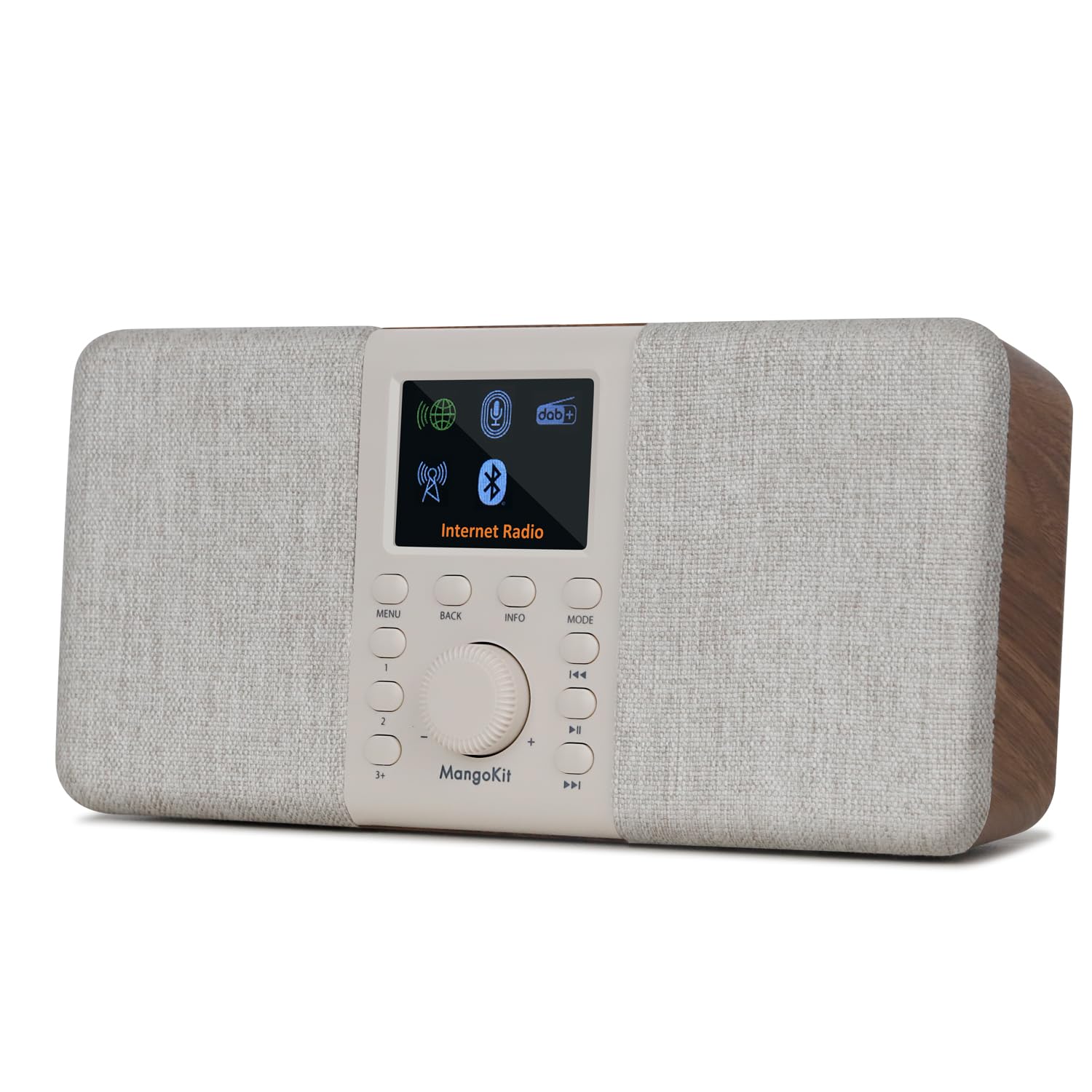 MangoKit SR20 Stereo WiFi Internet Radio mit DAB/DAB+ Digitalradio Angebot bei HelloDeals