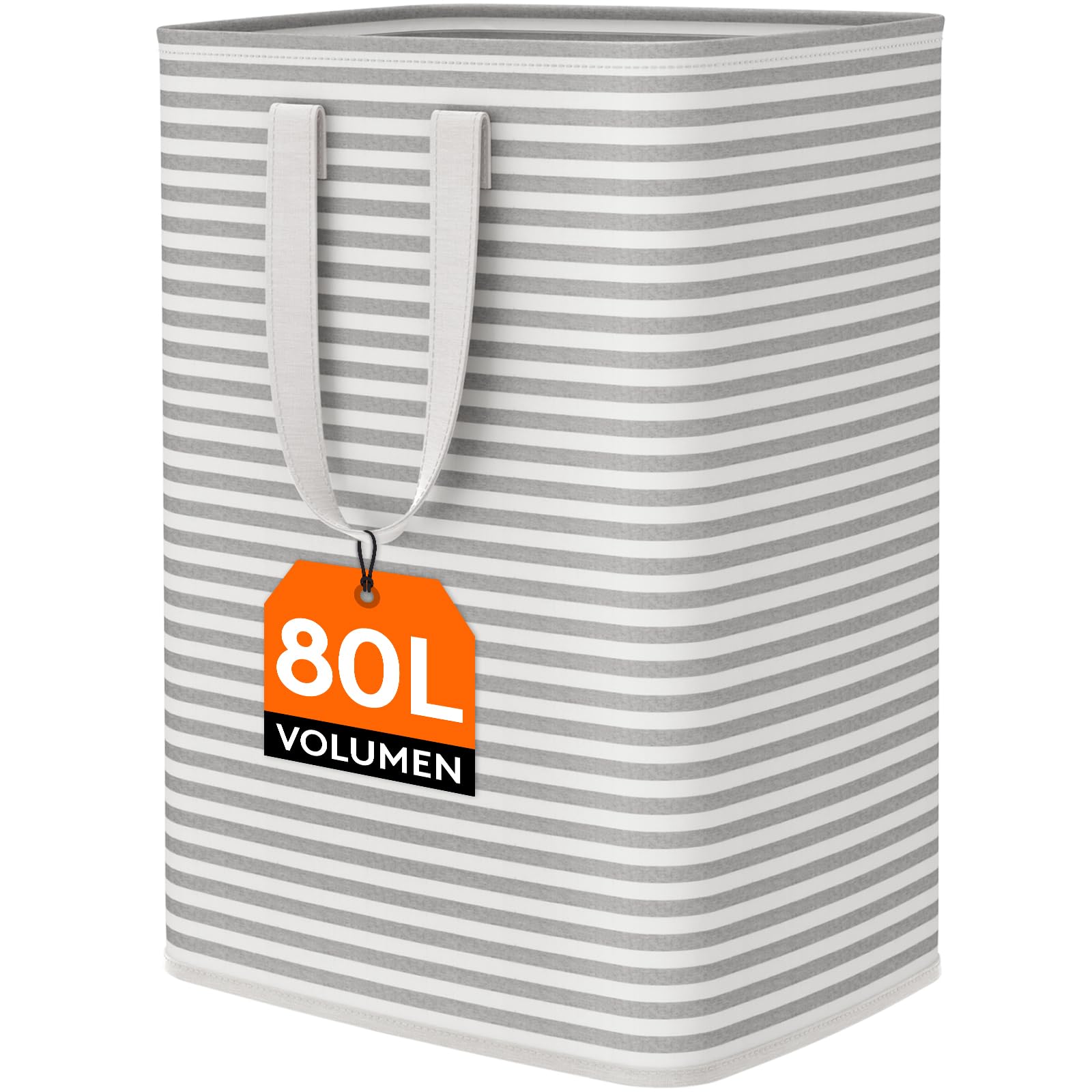 Lifewit 80L Wäschekorb, Großer Wäschesammler, Faltbare Wäschebox, Wasserdichter Wäschesortierer Angebot bei HelloDeals