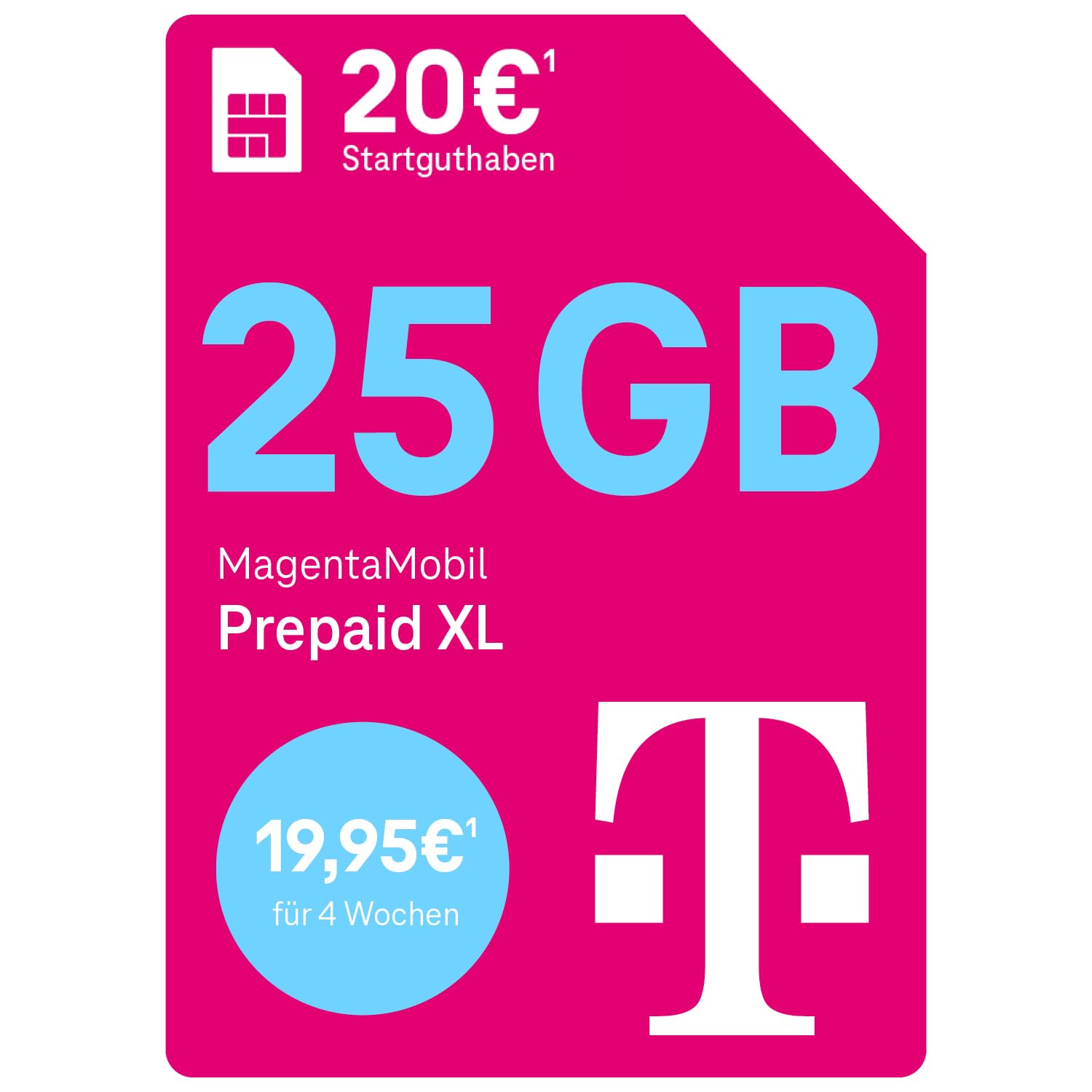📱🚀 Telekom MagentaMobil Prepaid XL: 25 GB Highspeed-Volumen, 5G/LTE Max & Allnet Flat Angebot bei HelloDeals