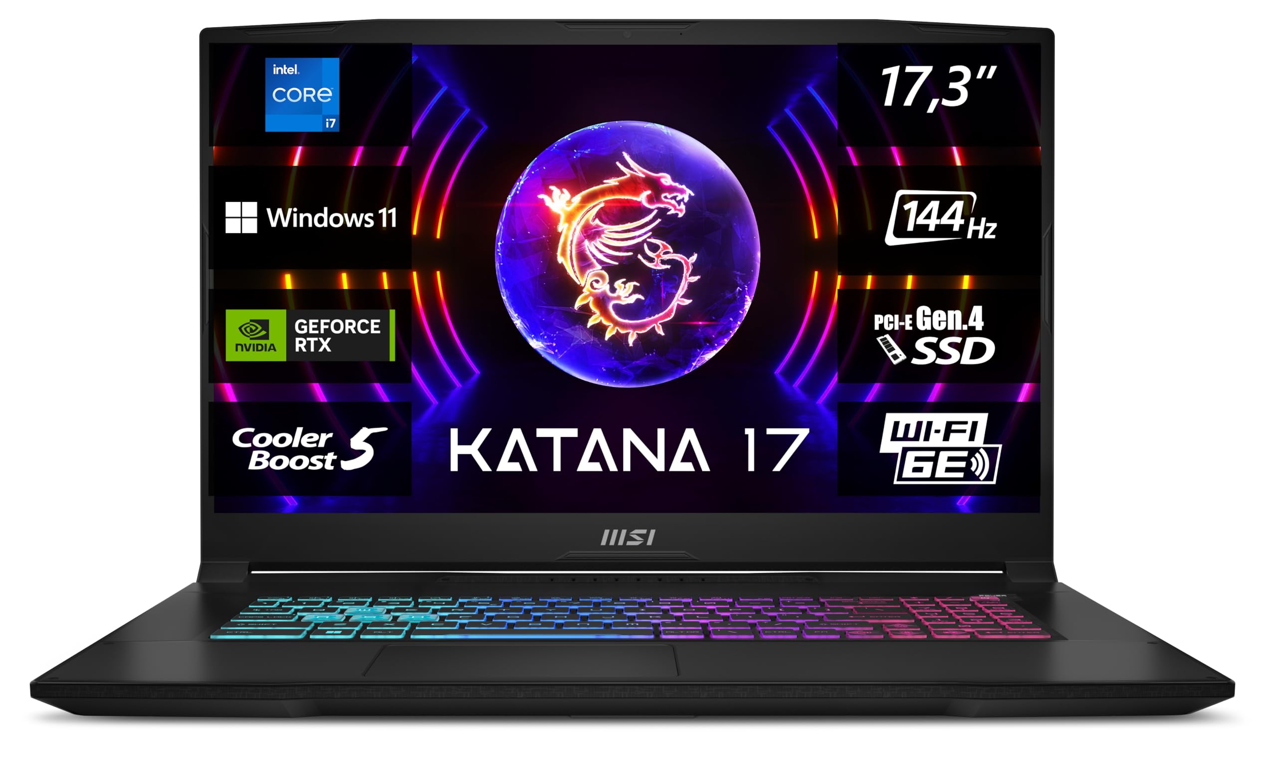 🎮 MSI Katana 17 Gaming Notebook mit Intel Core i7-13620H, RTX 4060 8 GB und Windows 11 Home 🖥️ Angebot bei HelloDeals