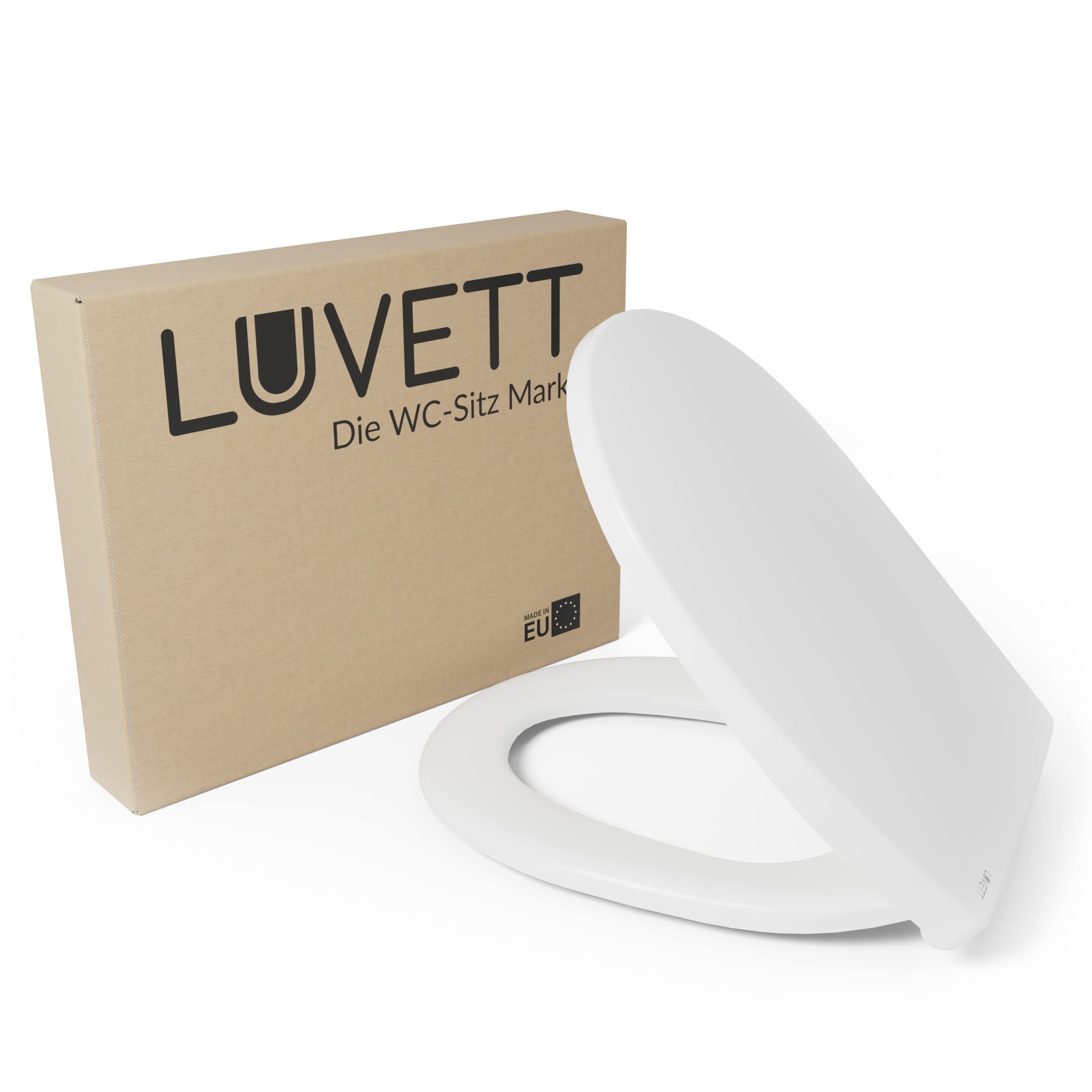 LUVETT® WC-Sitz mit Absenkautomatik C100 oval universell - Tolles Angebot! Angebot bei HelloDeals