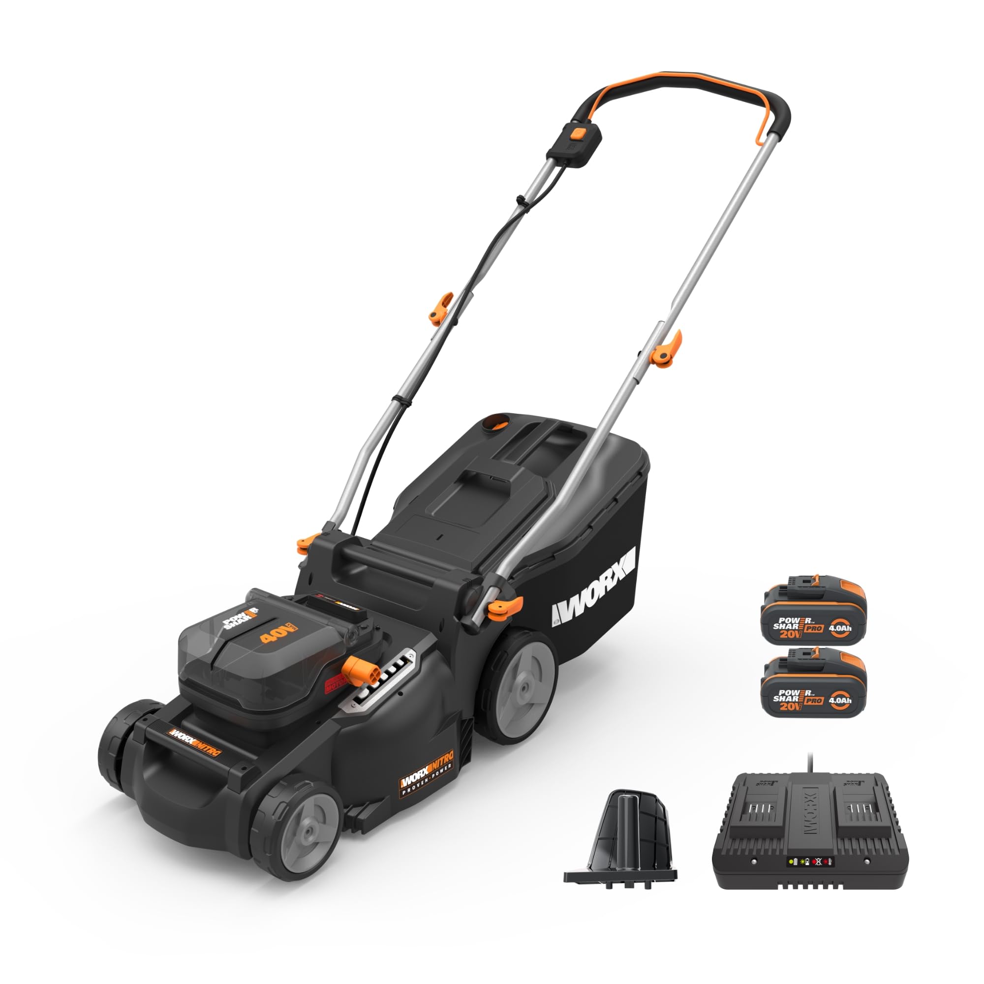 WORX WG737E Nitro Akku-Rasenmäher 40V(2x20V) 🌿🌱 Angebot bei HelloDeals
