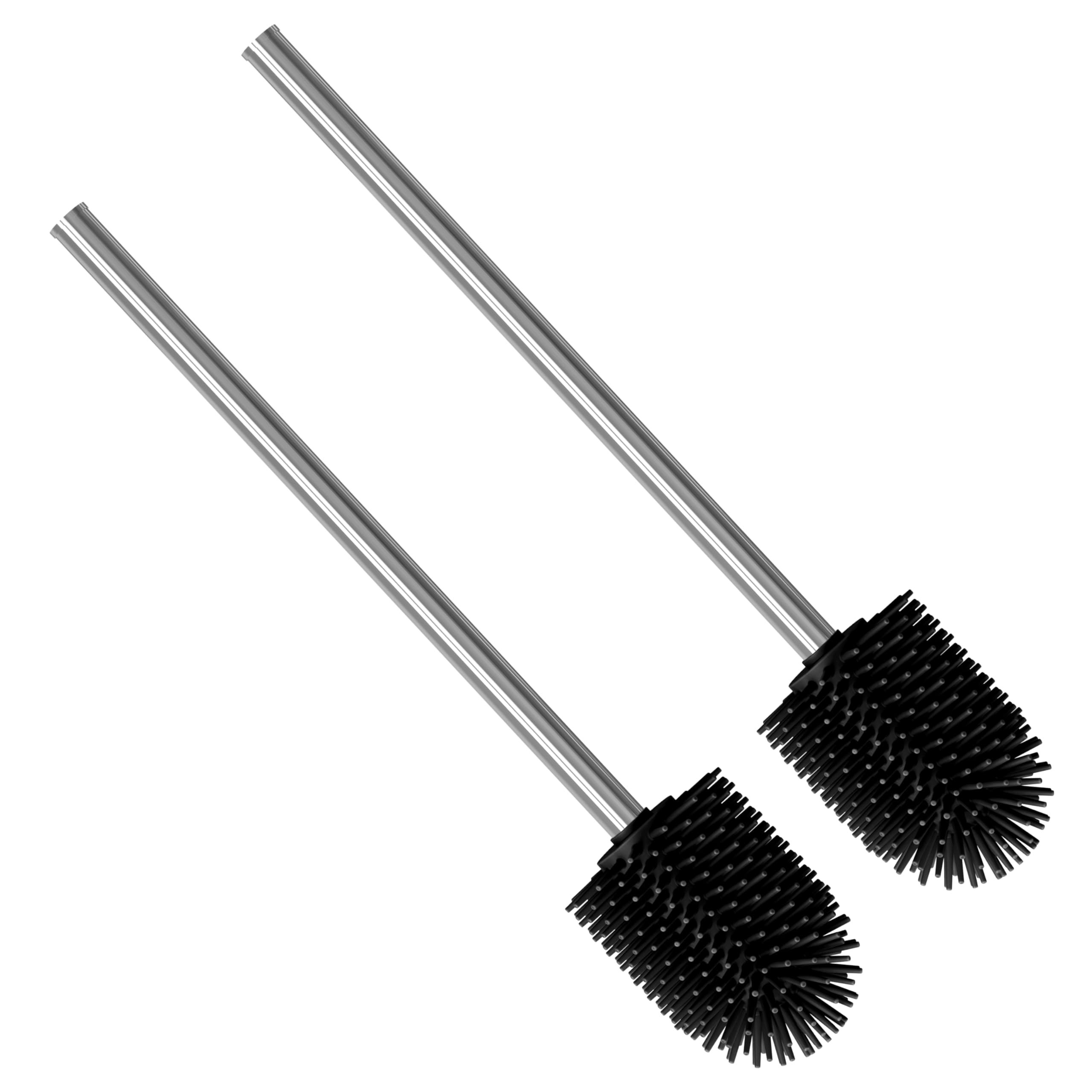 Nirox 2er Set Silikon Klobürsten Schwarz 🚽🧼 Angebot bei HelloDeals