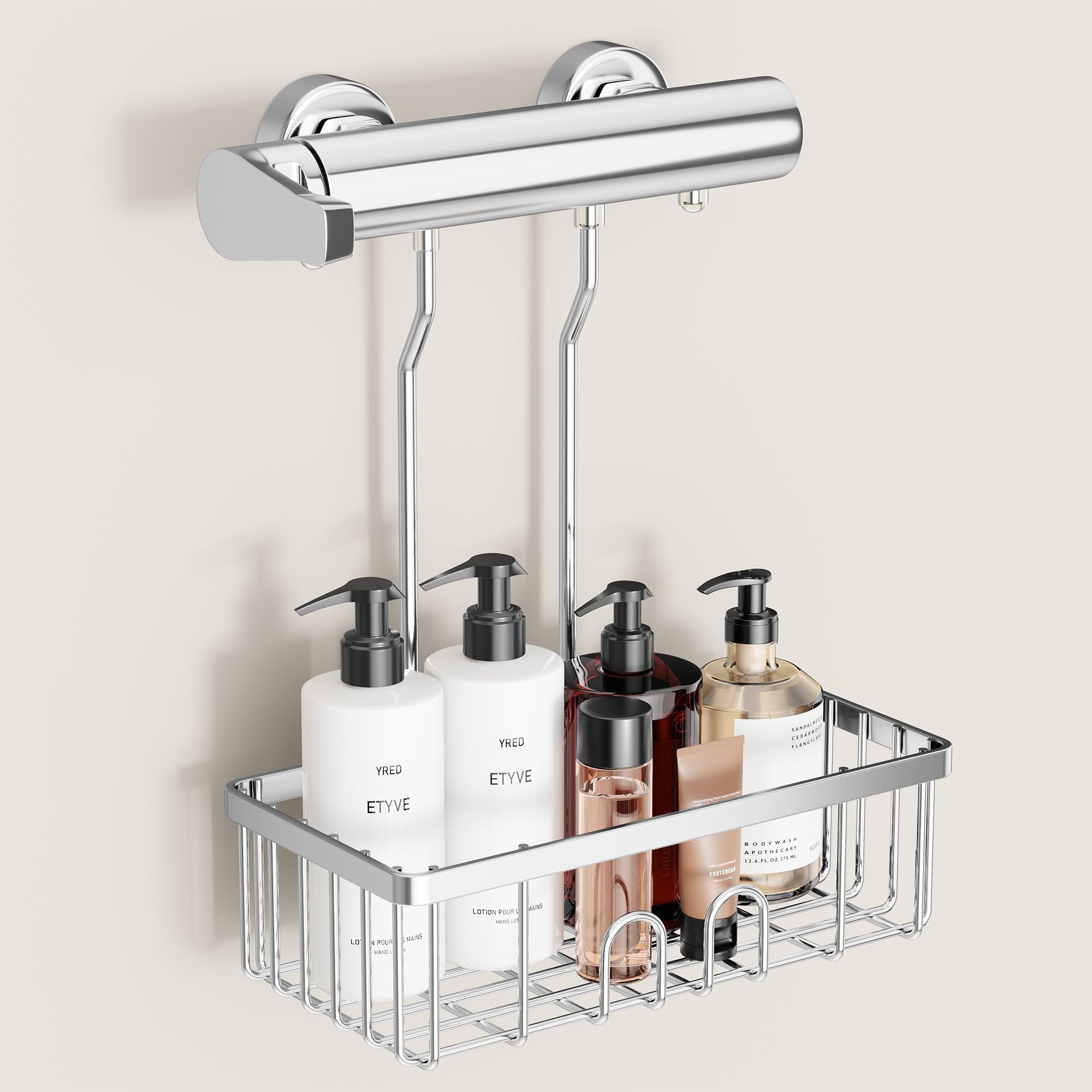 Duschablage Ohne Bohren Duschregal Hängen - Duschablage Zum Hängen Shampoo Halterung Für Dusche Angebot bei HelloDeals