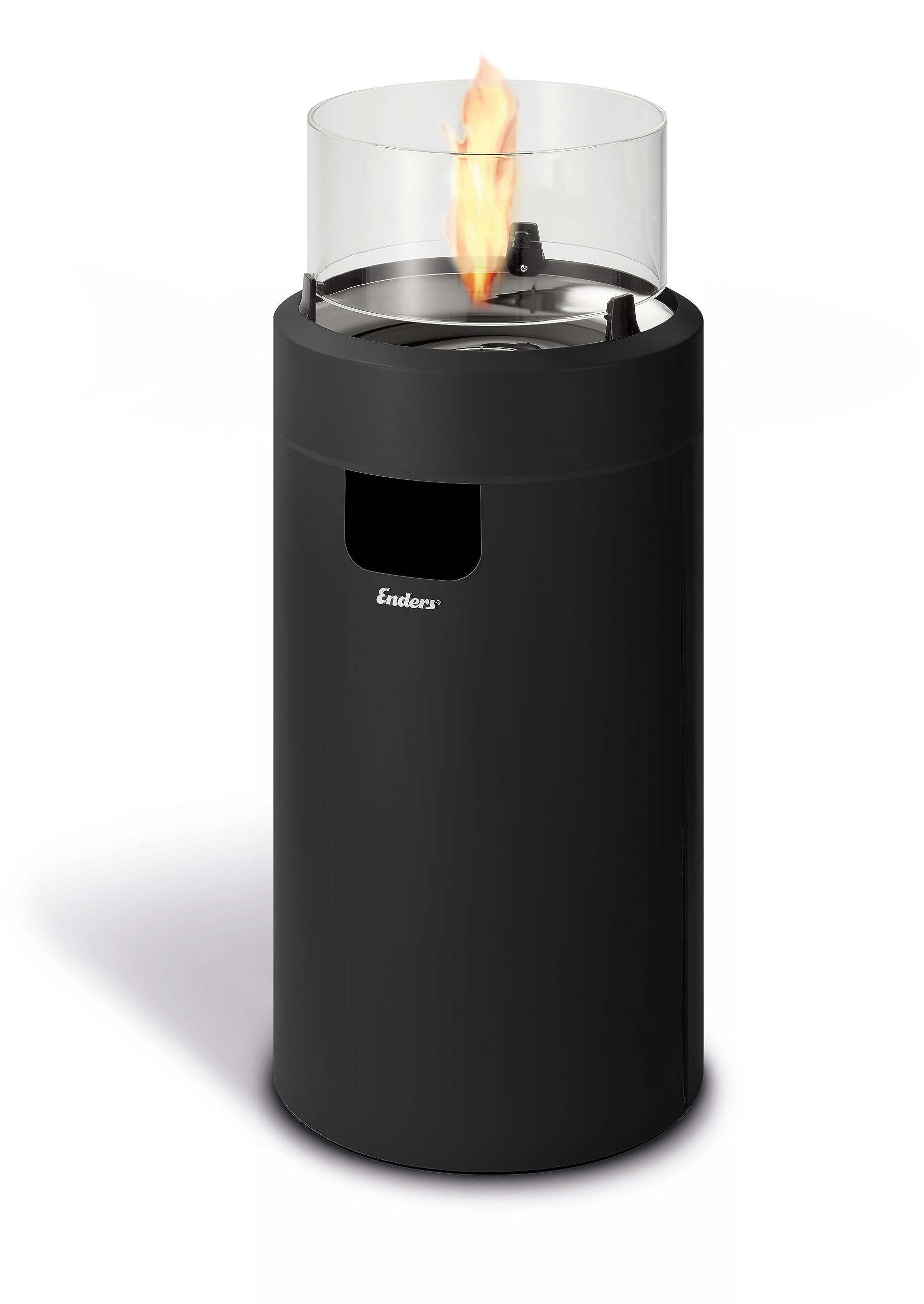 🔥 Enders Terrassenfeuer NOVA LED M BLACK - Gas Terrassenfeuer mit Ambientebeleuchtungen Angebot bei HelloDeals