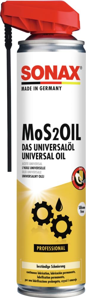 🔧 SONAX MoS2Oil Universalöl mit EasySpray (400 ml) | Multifunktionsöl für alle Zwecke 🚗 Angebot bei HelloDeals