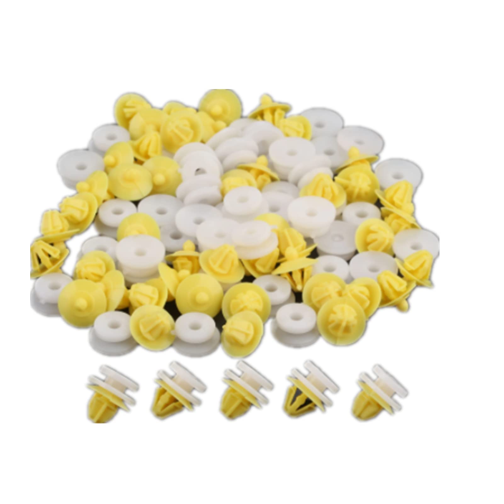 🔥 Super Deal! Viviance 50 Stück Innentür Karte Panel Kunststoff Clips 🚗 Angebot bei HelloDeals