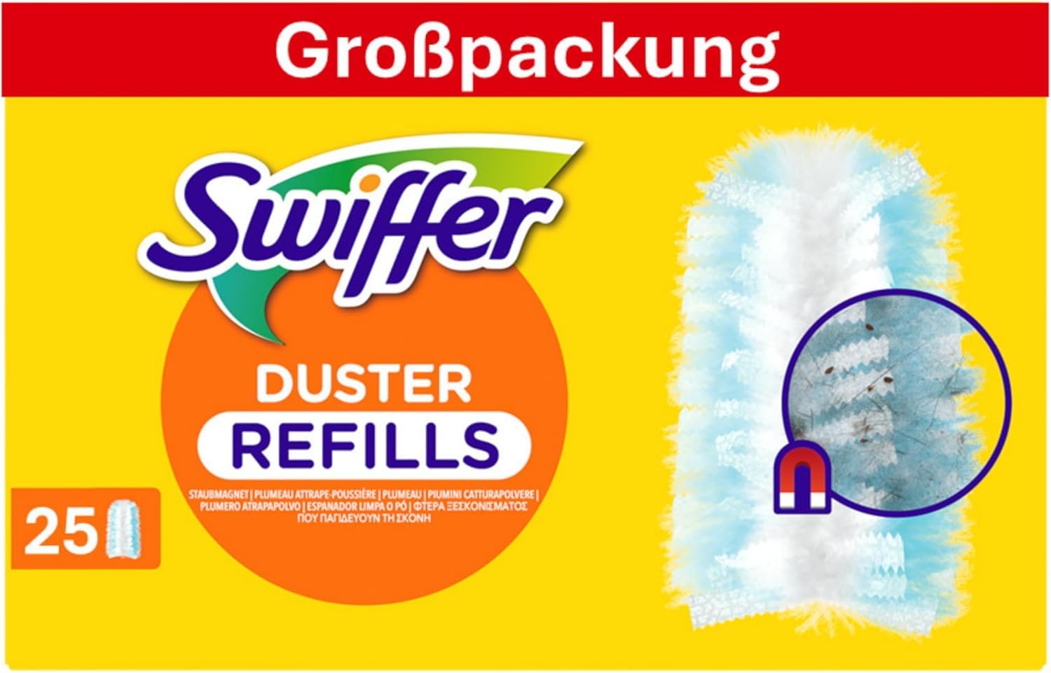 🌟🌟 Angebote: Swiffer Staubmagnet 5x5 Nachfülltücher - 3x mehr Staub und Haare 🌟🌟 Angebot bei HelloDeals