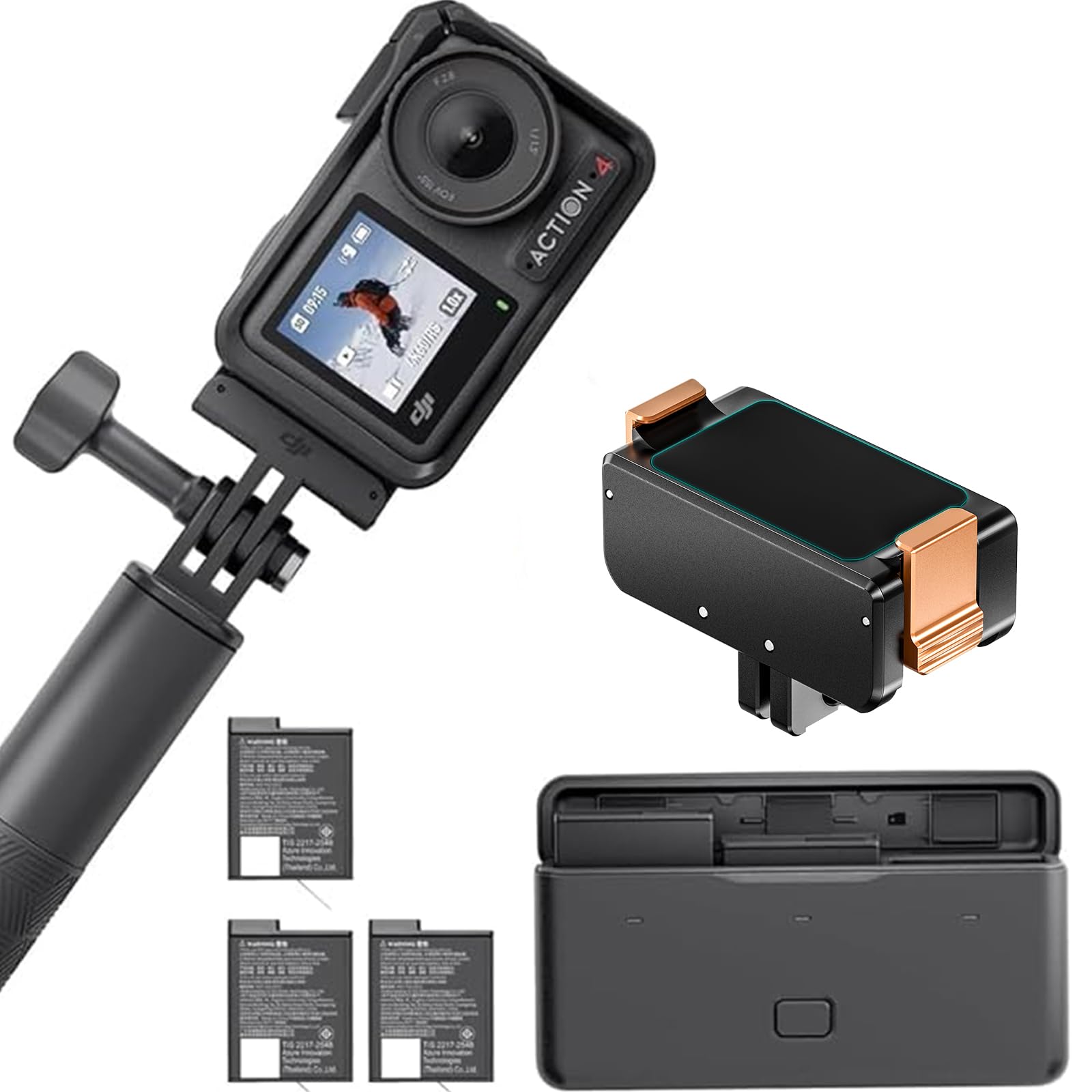 DJI Osmo Action 4 Adventure Combo + Magnetfuß 📹🌊🏞️ Angebot bei HelloDeals