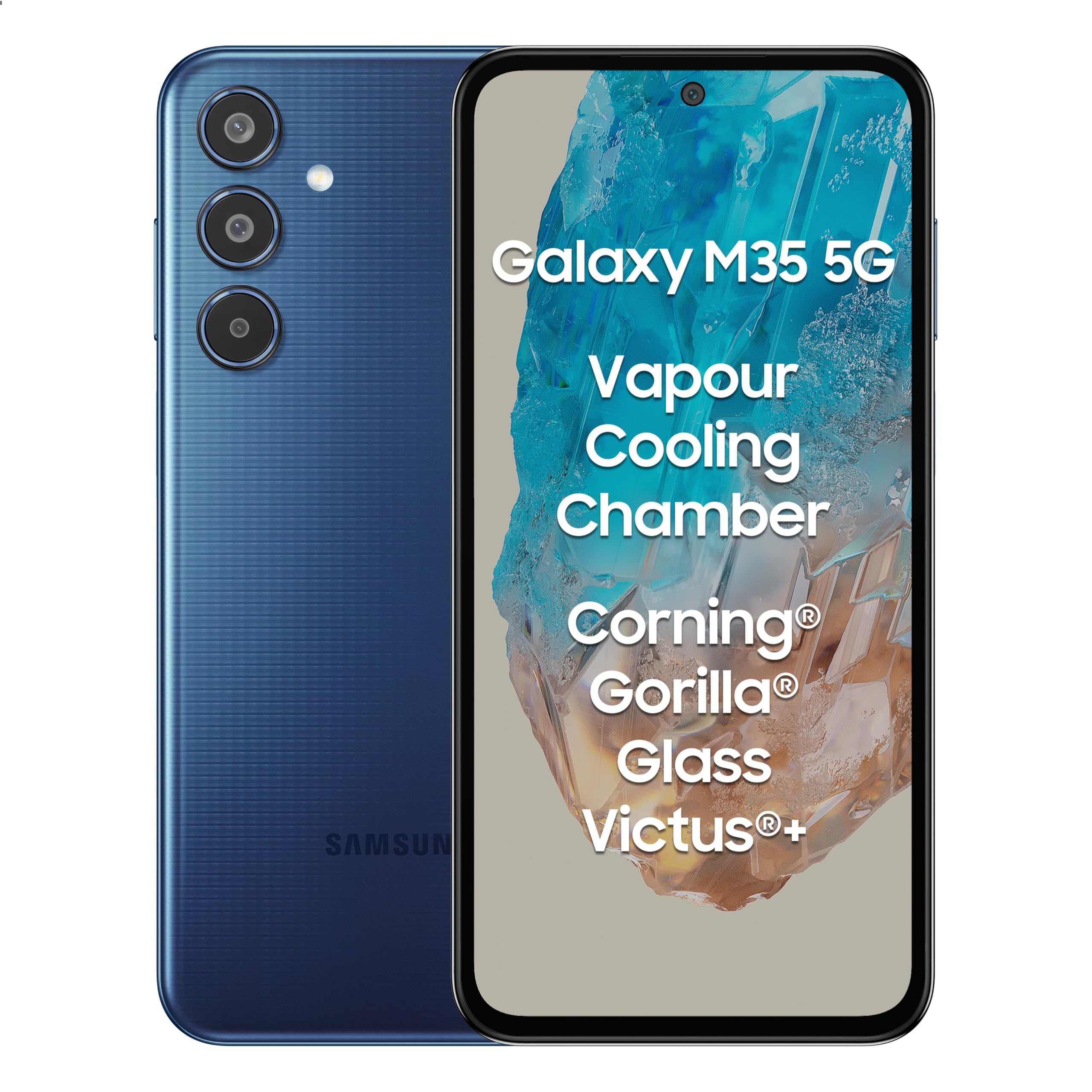 📱🔵 Samsung Galaxy M35 5G 6GB/128GB Blau (Dark Blue) Dual-SIM SM-M356B Deal! Angebot bei HelloDeals