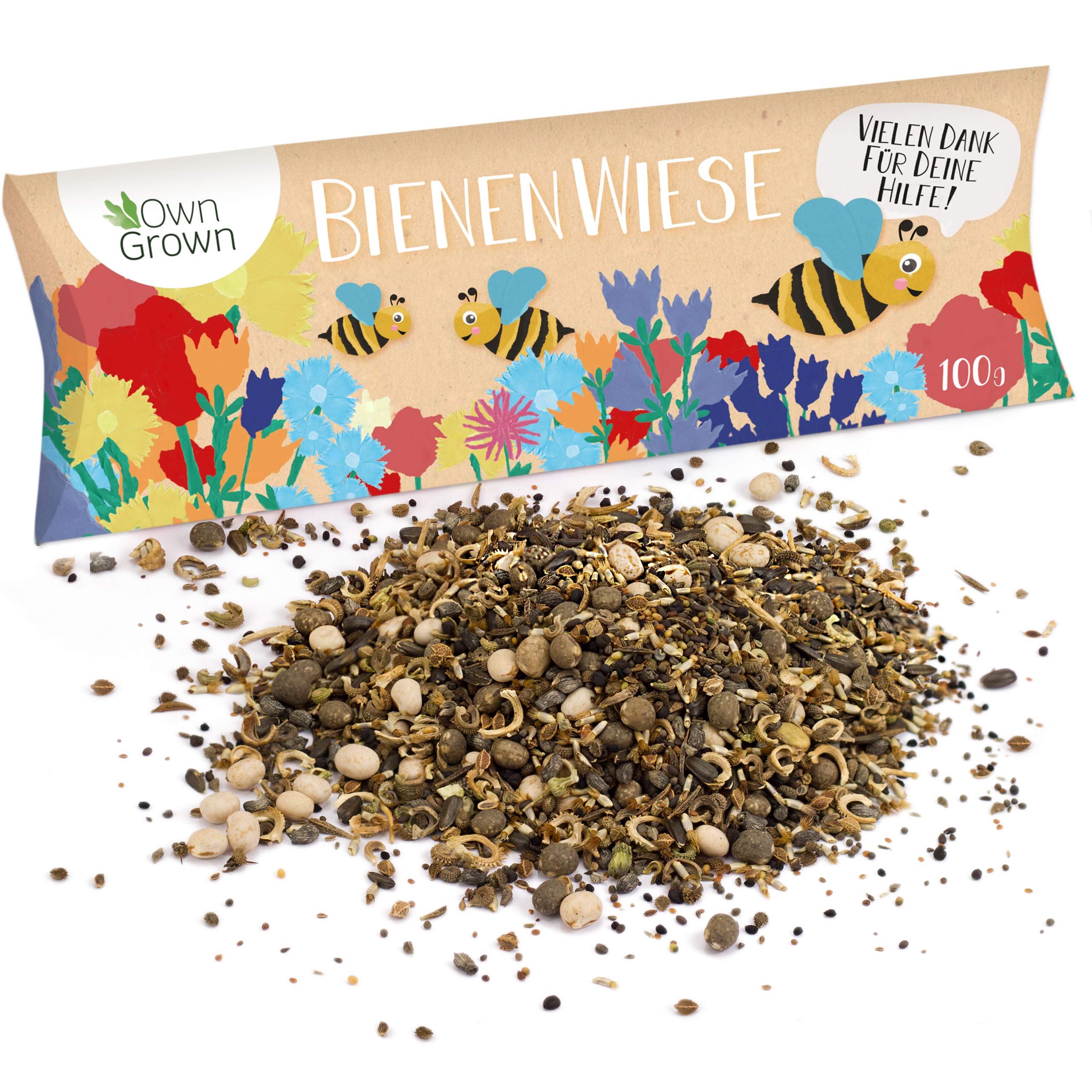 Bienenwiese Blumenmischung: Premium Bienen Saatgut für bunte Bienenweide 🌼🐝 Angebot bei HelloDeals