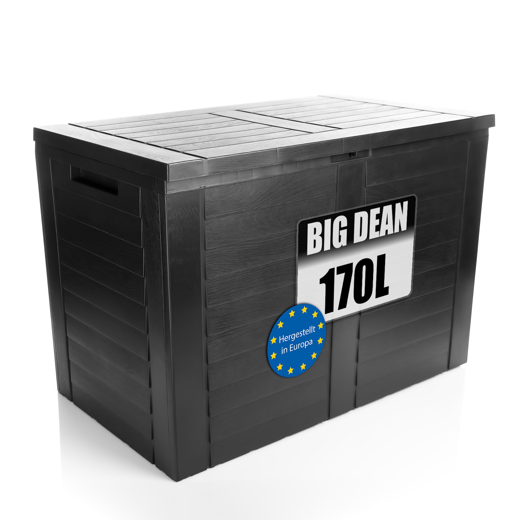 🌿 BigDean Aufbewahrungsbox Garten 170L mit Stecksystem aus Kunststoff 🌦️ Angebot bei HelloDeals