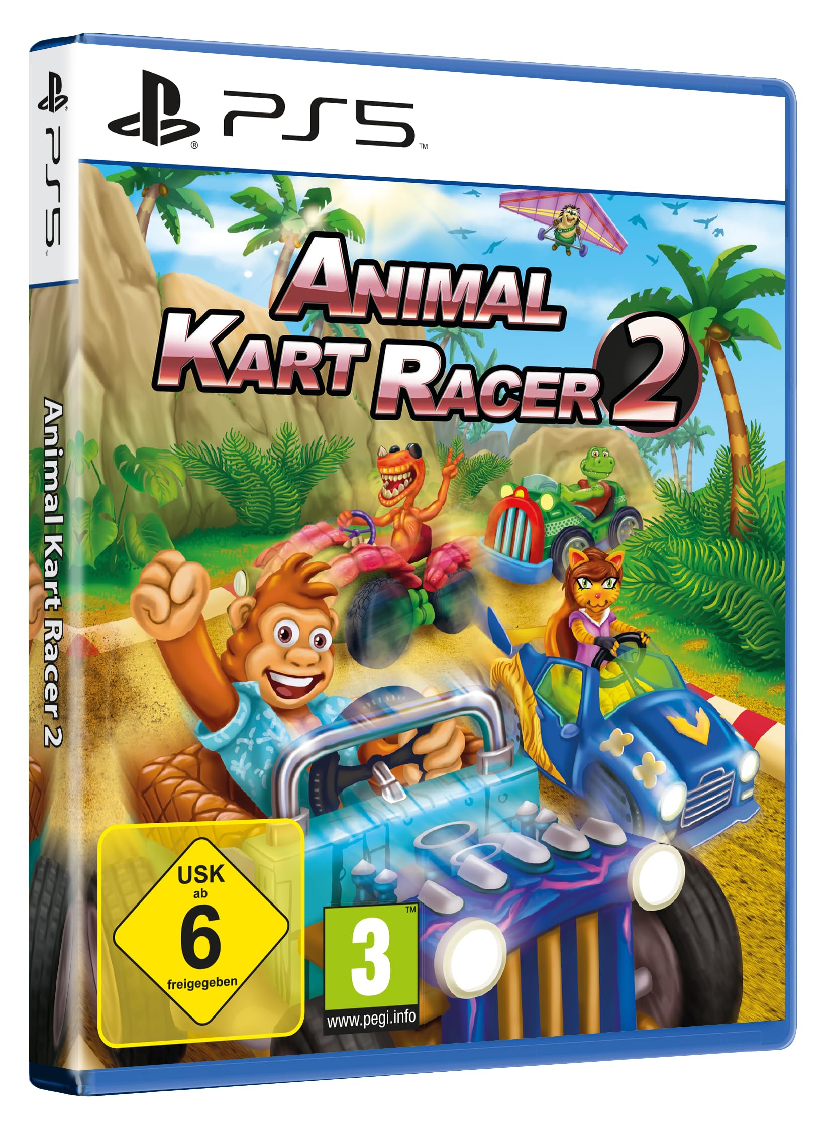 🏎️🎮 Markt + Technik ANIMAL KART RACER 2 - Familien Rennspiel für PS5 Angebot bei HelloDeals
