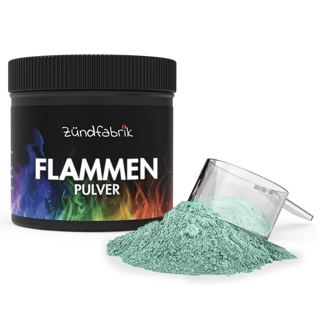 NaturFabrik Zündfabrik Feuerpulver 420g in Vorratsdose & Dosierlöffel 🔥 | Buntes Feuer & Flammenfärbung Angebot bei HelloDeals