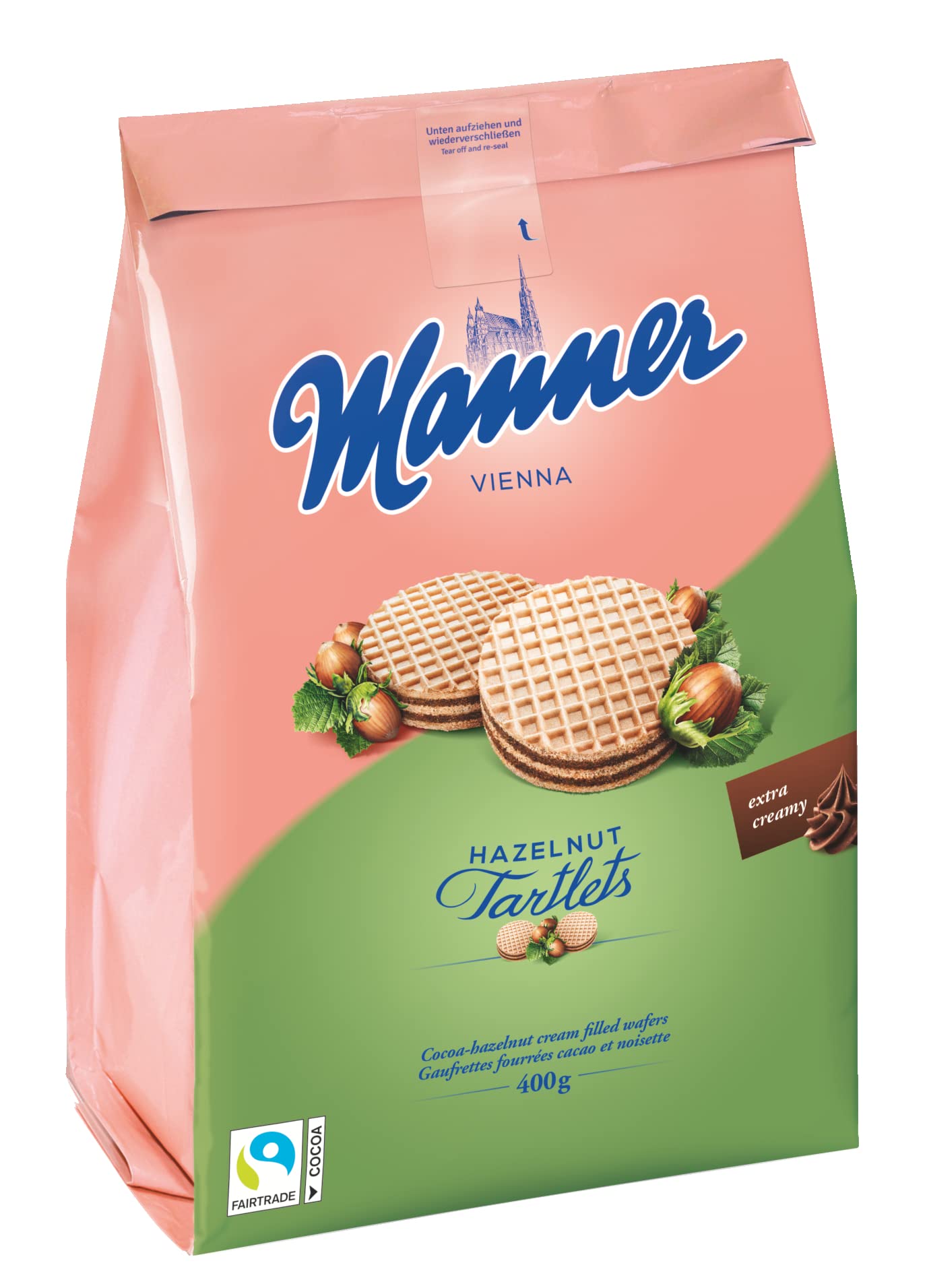 🍪 Manner Törtchen mit Haselnusscreme | 400g | Sonderangebot! Angebot bei HelloDeals