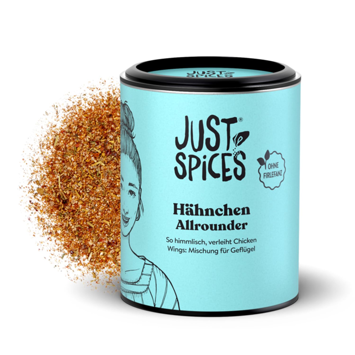 🐔🌶️ Just Spices Hähnchen Allrounder I Mariniere Geflügel, Brathähnchen, Wings und vieles mehr I Gewürzdose, 79 g Angebot bei HelloDeals