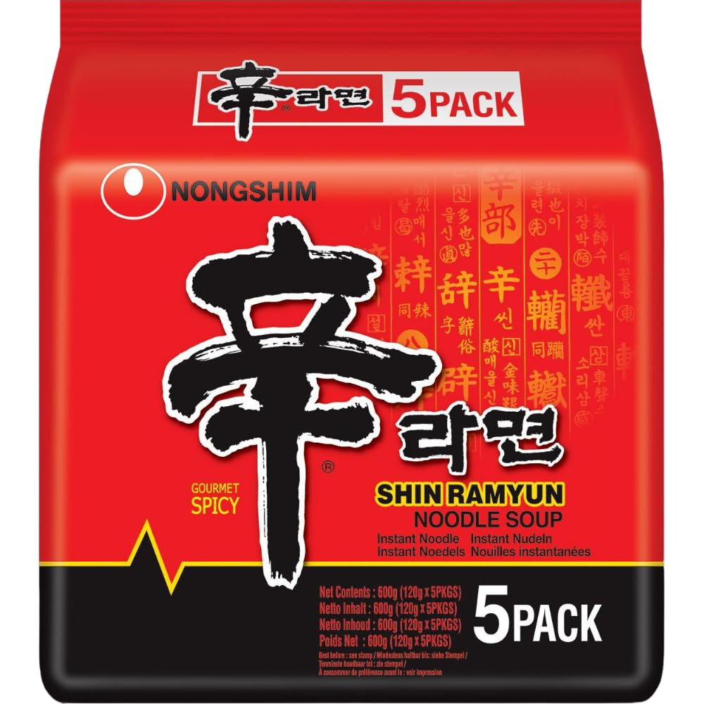 Nong Shim Instantnudeln Shin Ramyun – Koreanische Rindfleisch Ramen Suppe sehr scharf Angebot bei HelloDeals