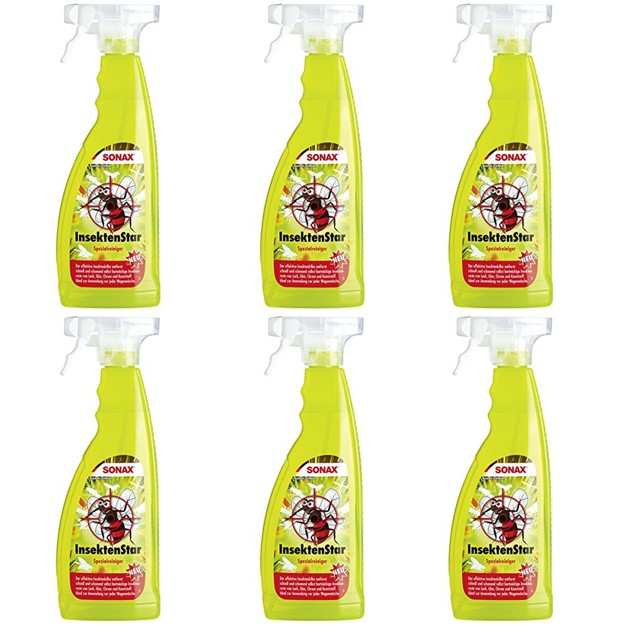 Angebot: 6x 750ml SONAX INSEKTENSTAR INSEKTENENTFERNER 🚗✨ Angebot bei HelloDeals