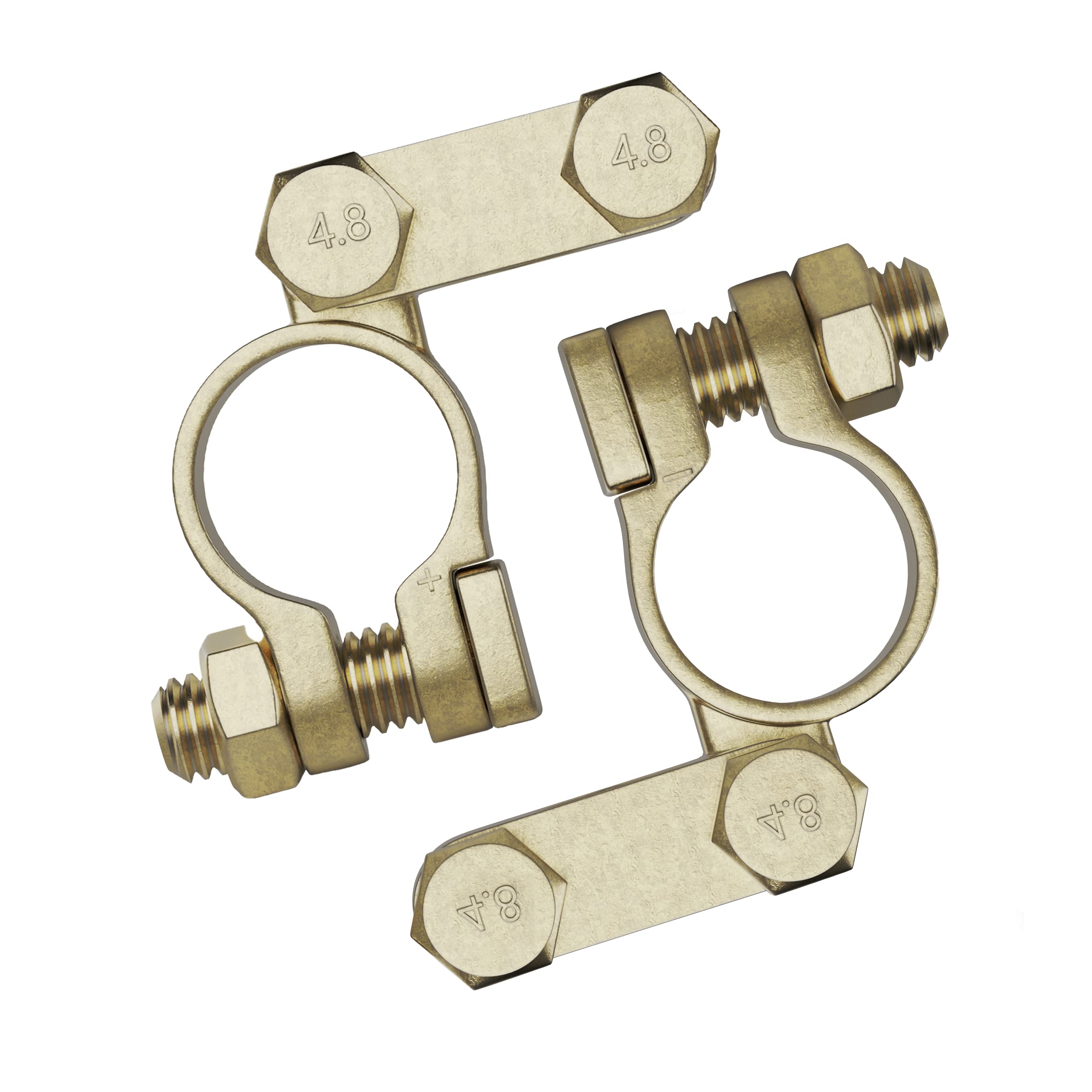 🔋🔌 A0066 2 Stück Auto Batterieklemmen Batterie Klemmen Set Polklemmen Autobatterie + Plus - Minus Batterie Pole Klemme Pol Anschluss Anschlussklemmen Angebot bei HelloDeals