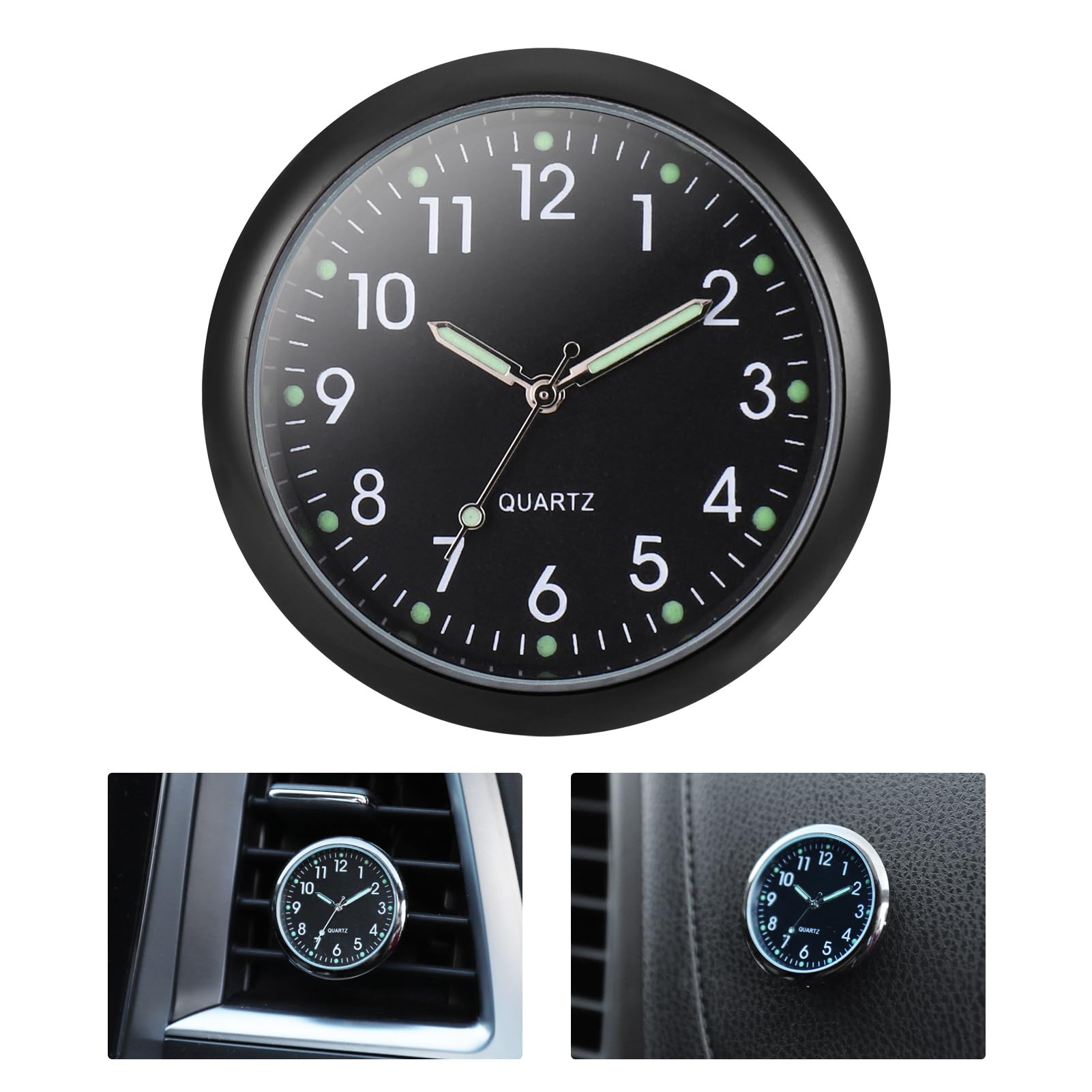 JIZZU Auto Uhr für Fahrzeug Armaturenbrett ⏰🚗 Angebot bei HelloDeals