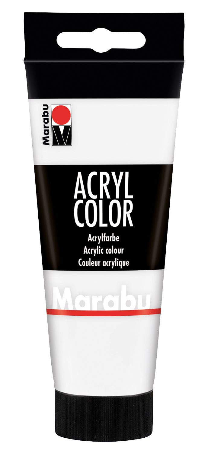 Marabu 12010050070 - Acryl Color weiß 100 ml 🎨 Angebot bei HelloDeals