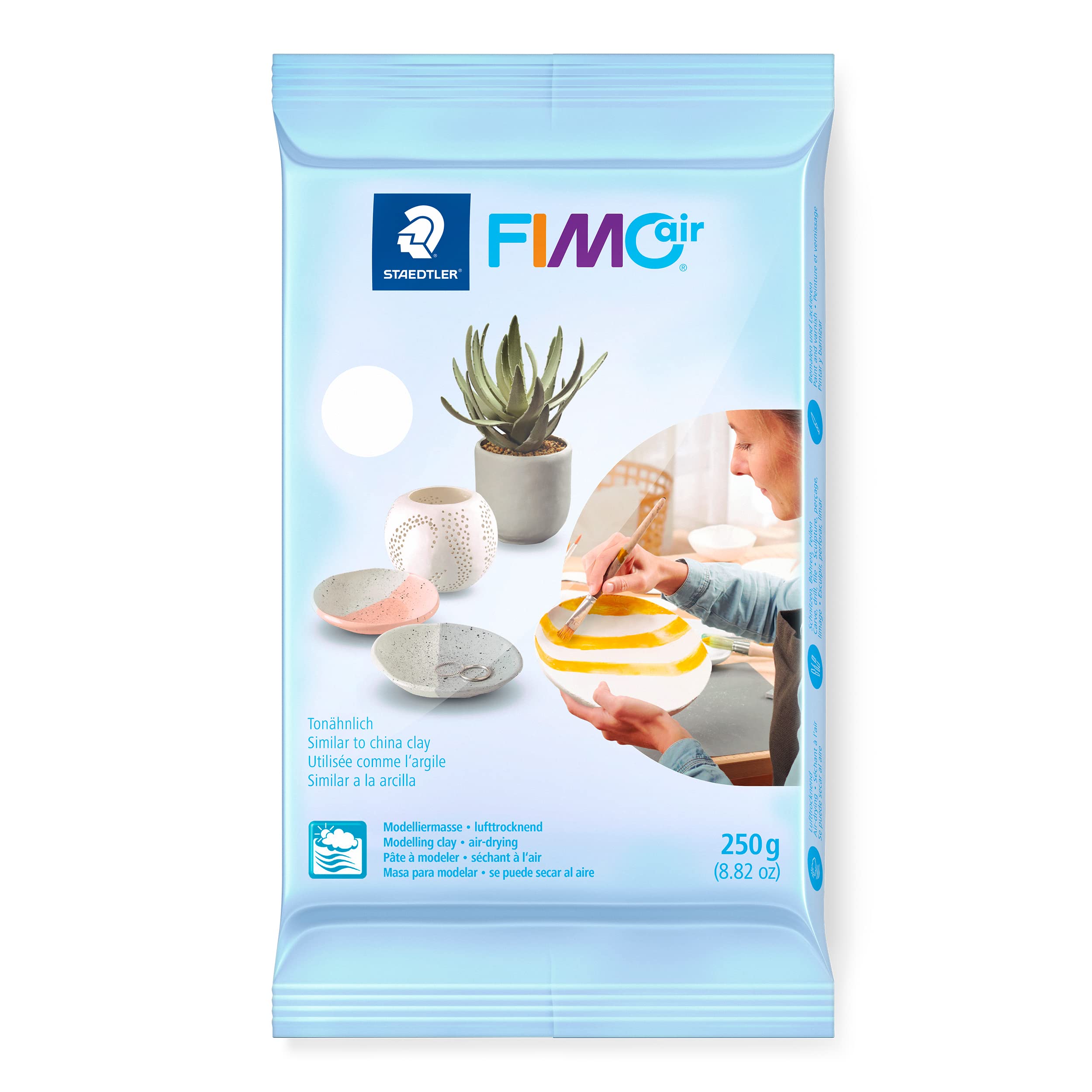 🎨 STAEDTLER FIMO air Modelliermasse, weiß, 250g - Kein Brennvorgang notwendig! 🌟 Angebot bei HelloDeals