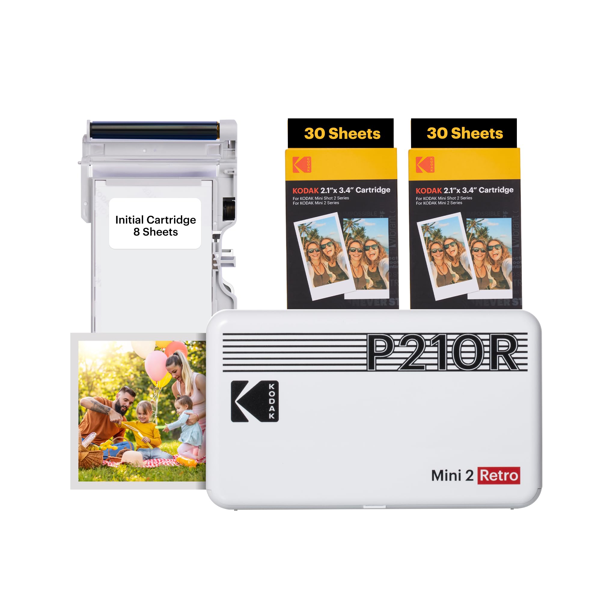 📸 KODAK P210 Mini 2 Retro Fotodrucker - Günstige Option für hochwertige Drucke! Angebot bei HelloDeals