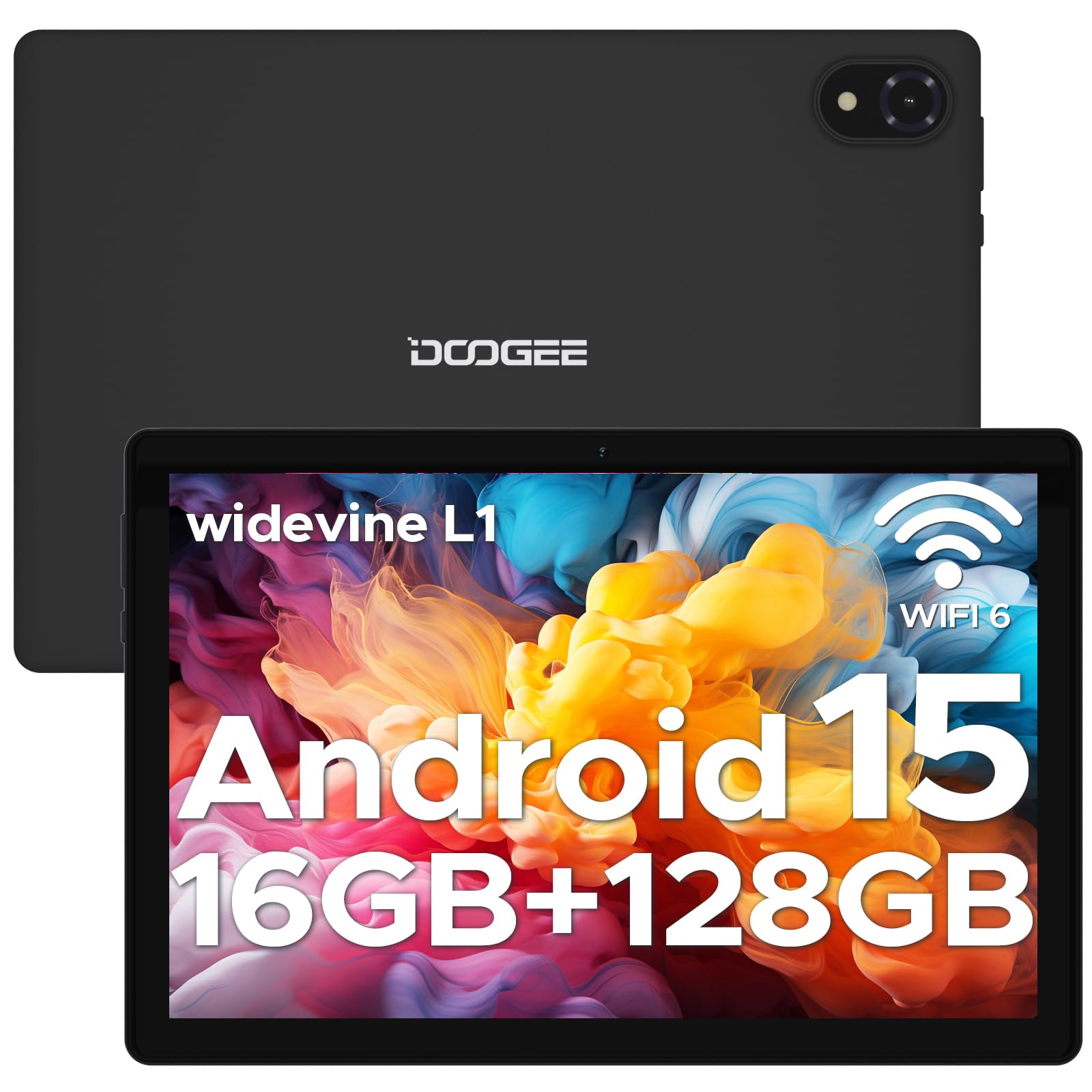 DOOGEE U10 2025 Neueste Android 15 Tablet 10 Zoll, 16GB RAM+128GB ROM (2TB TF) Kinder Tablets PC 5060mAh Gaming Tablet Android Grau Angebot bei HelloDeals