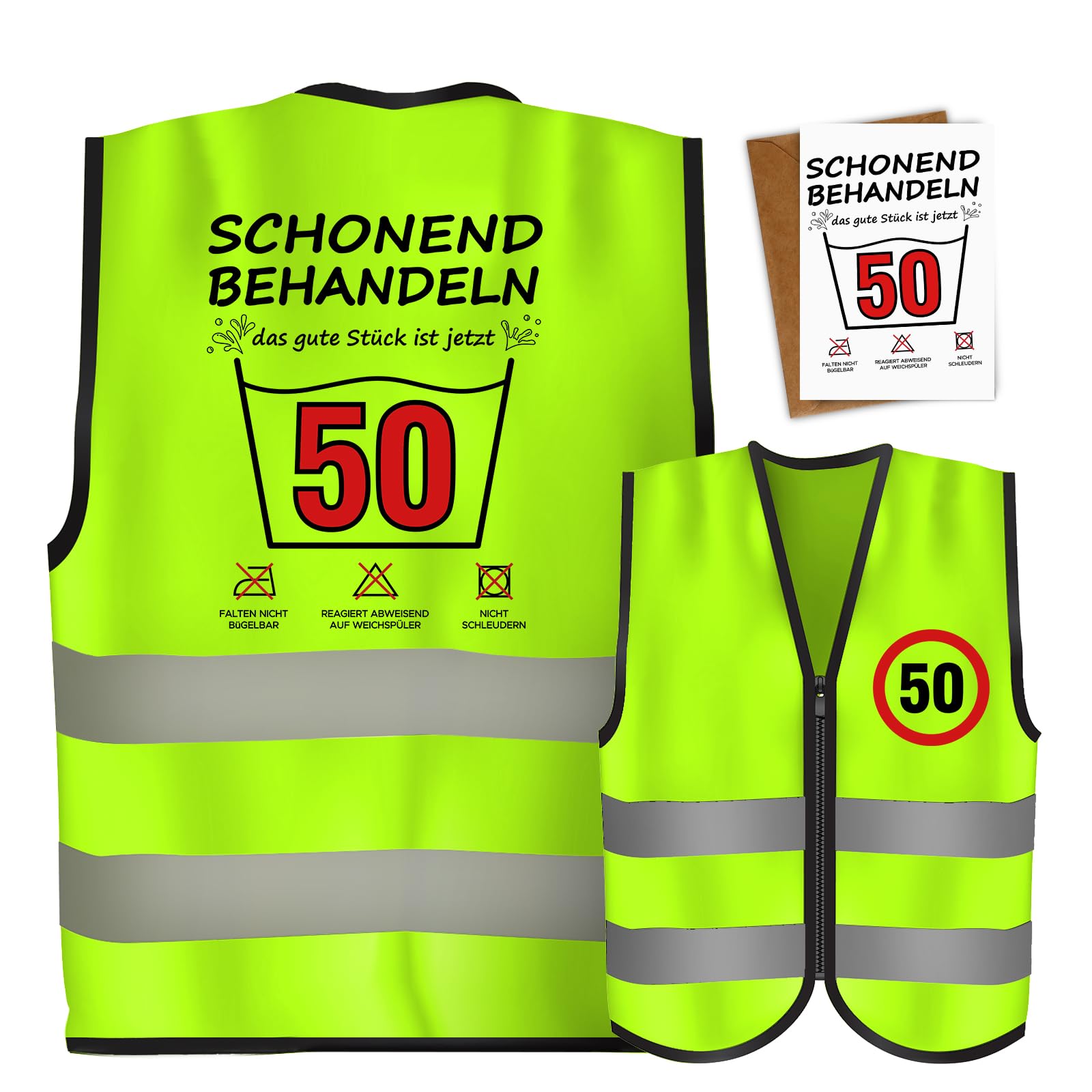 Geburtstagsgeschenk Weste für Männer - Lustige Geschenke + Geburtstagskarte 🎁🎉🎈🎇✨ Angebot bei HelloDeals