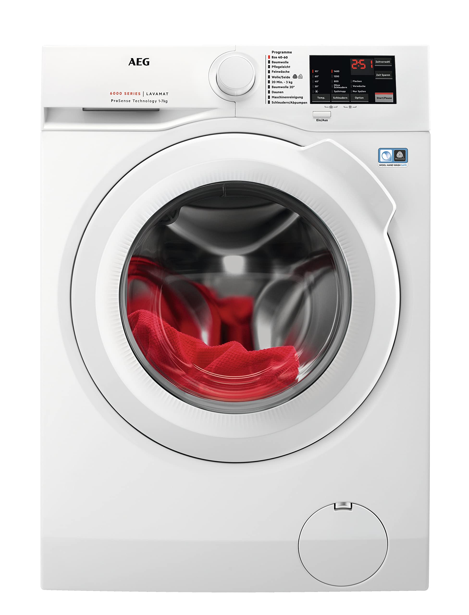 AEG Waschmaschine Serie 6000 mit ProSense - Testsieger der Stiftung Warentest! 🌟 Angebot bei HelloDeals