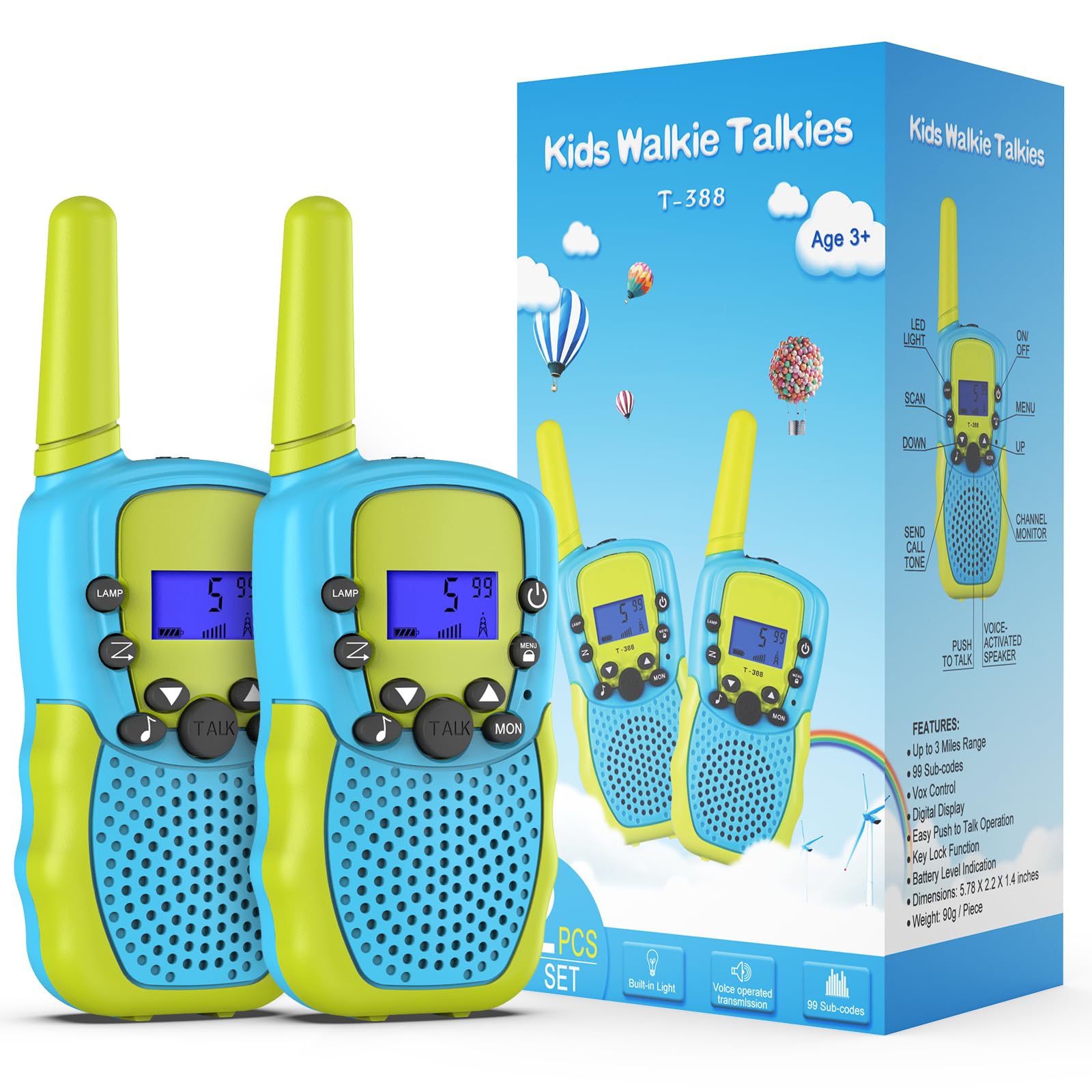 🎁 Kearui Walkie Talkies für Kinder - Perfektes Geschenk für Abenteuer im Freien! 🌲 Angebot bei HelloDeals