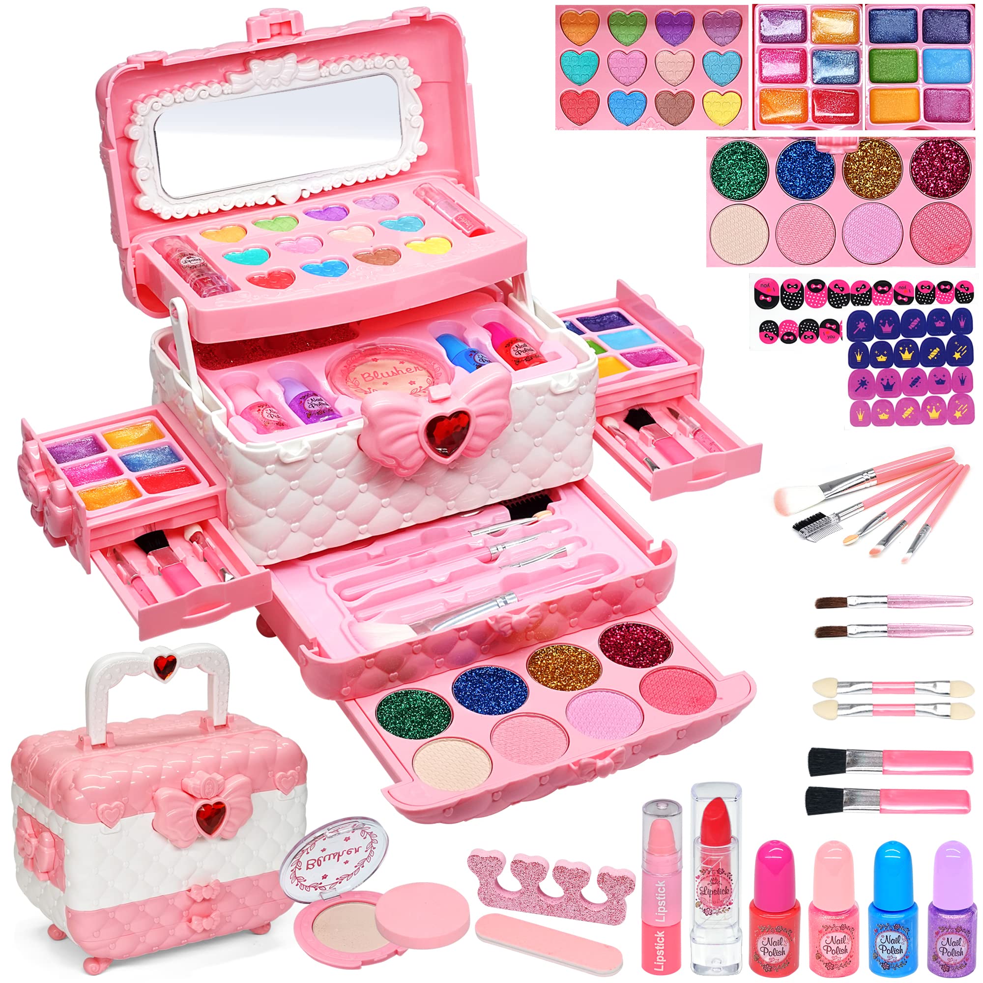 Kinderschminke Set Mädchen - Kinder Schminkset Mädchen 💄👧 Angebot bei HelloDeals