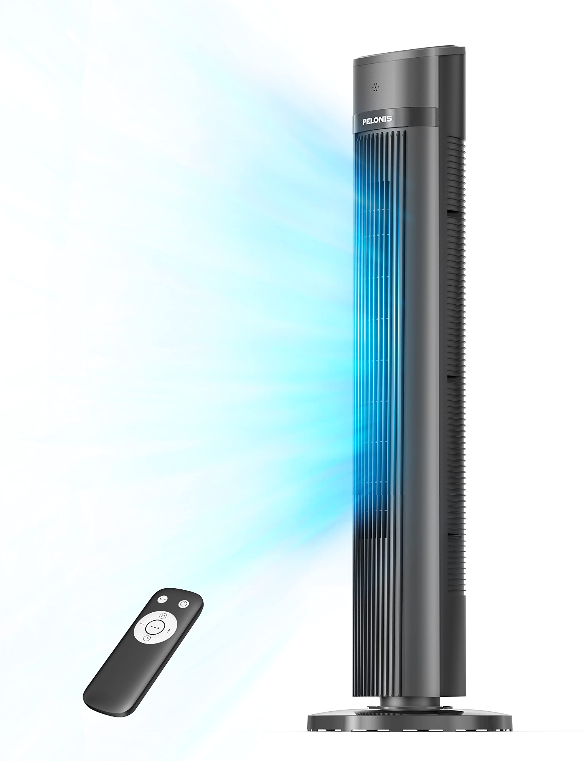 Pelonis Leiser Turmventilator, 40 Zoll 102CM Ventilator mit Fernbedienung 😎 Angebot bei HelloDeals