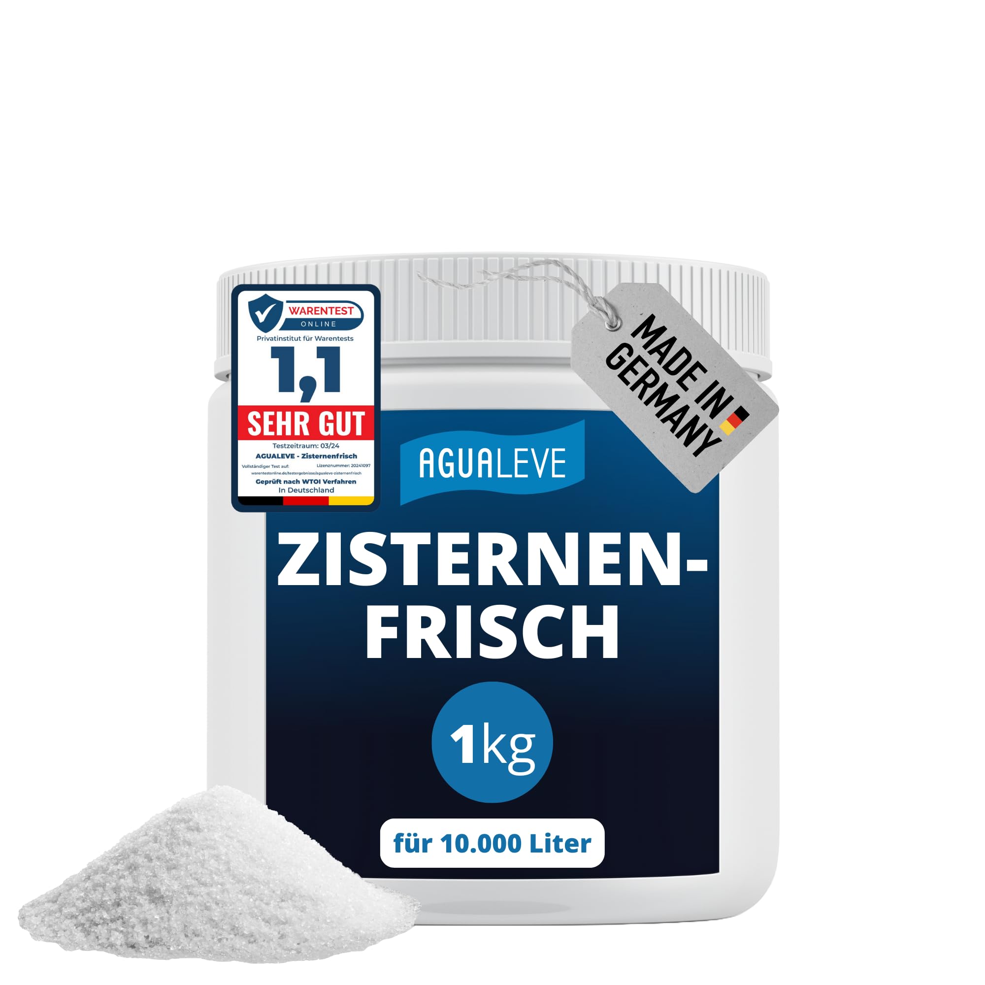 🌧️🌿 AGUALEVE® Zisternenfrisch 1kg *NEU* 🌧️🌿 Angebot bei HelloDeals