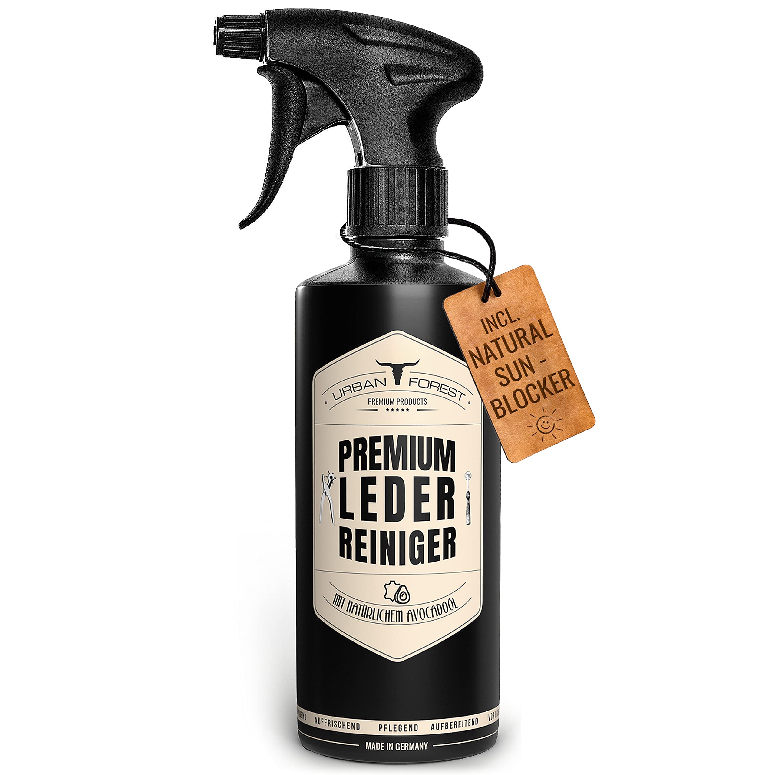URBAN FOREST Premium LEDERREINIGER mit Avocado-Öl | Lederpflege Auto & Möbel ✨ Angebot bei HelloDeals