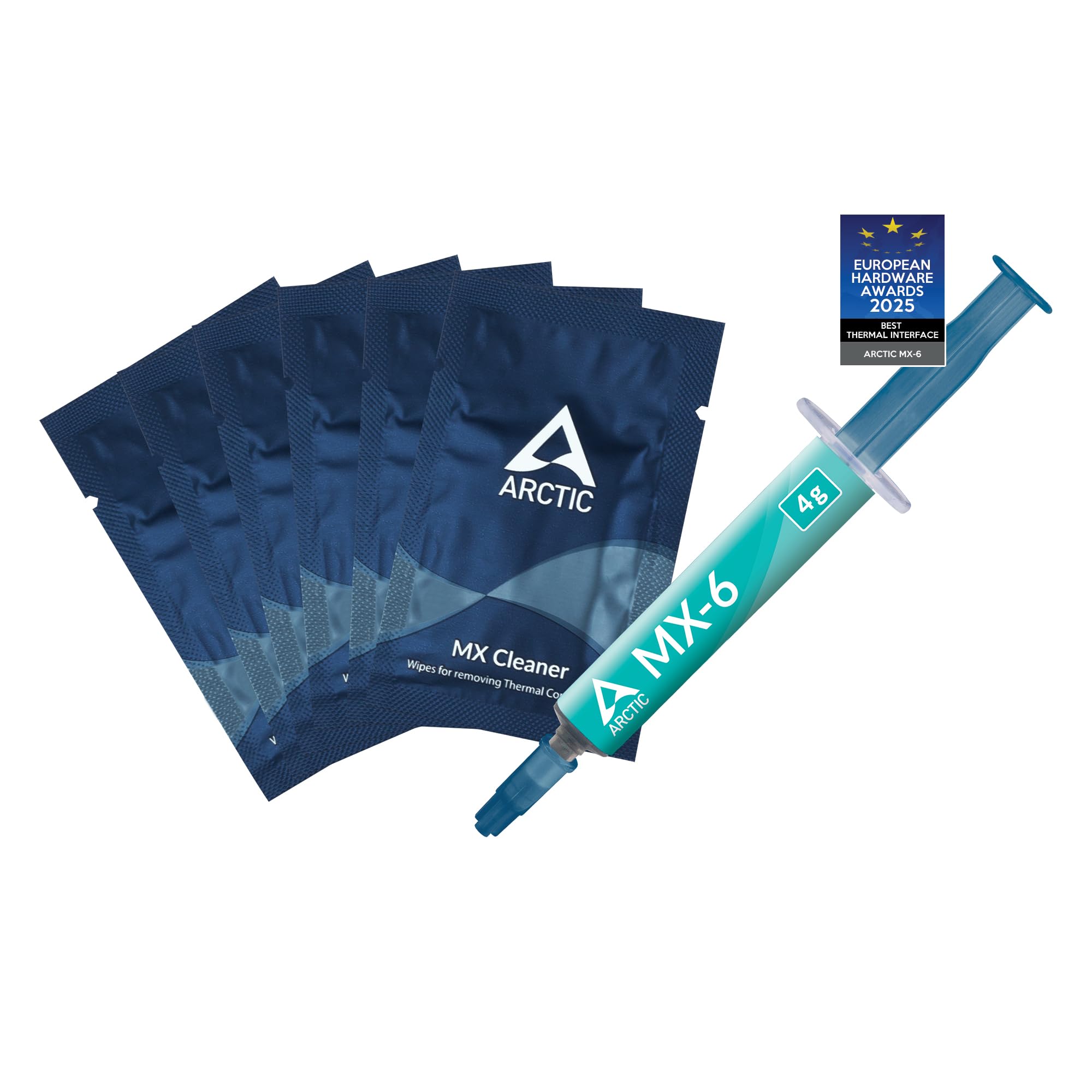 🔥ARCTIC MX-6 (4 g, inkl. 6 MX Cleaner)🔥 - Ultimate Performance Wärmeleitpaste für CPU, Konsolen, Grafikkarten, Laptops Angebot bei HelloDeals