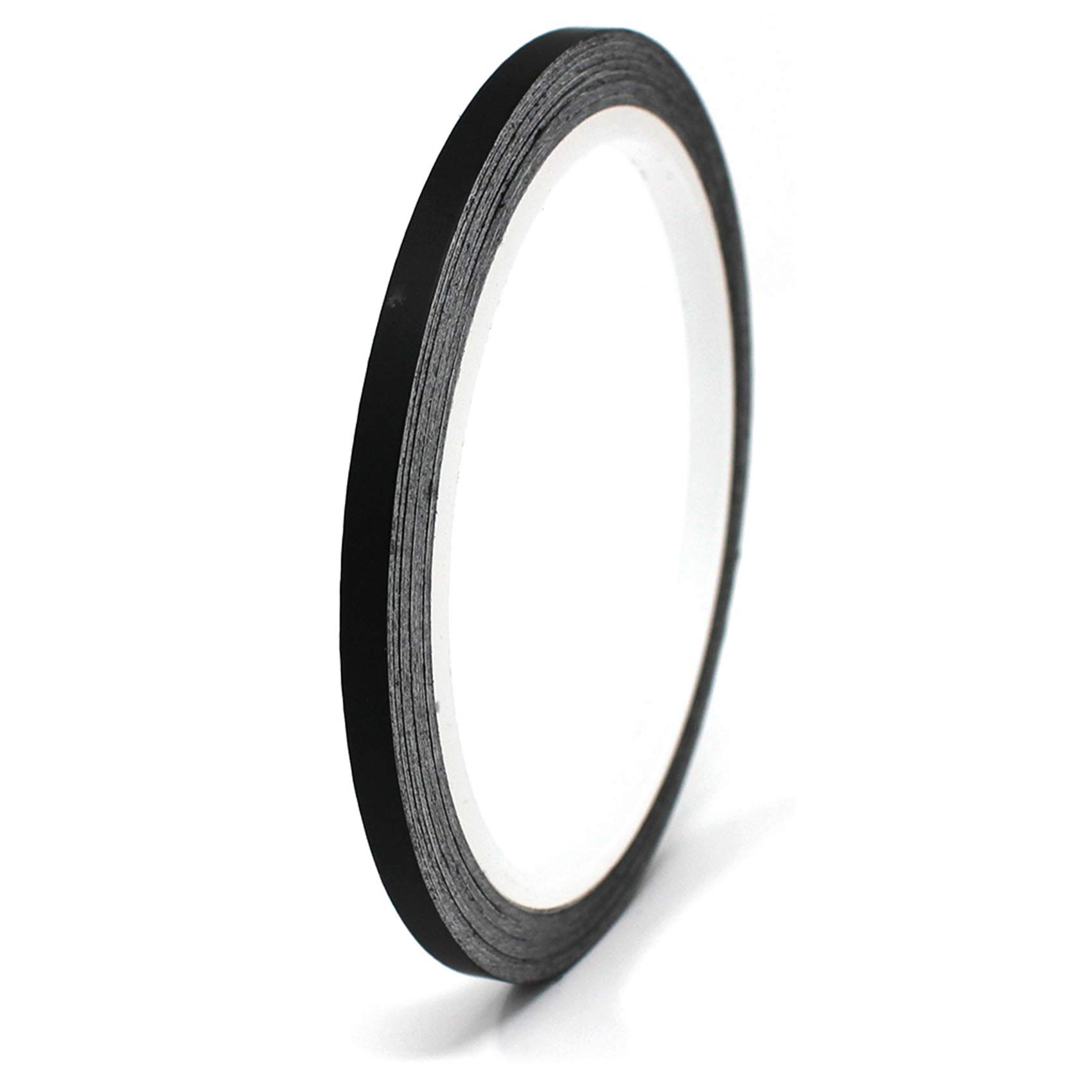 🚗🛥️🏍️ Finest Folia 10 Meter Matt Zierstreifen Schwarz Matt 3mm Breite - Dekorstreifen DIY Deko Angebot bei HelloDeals