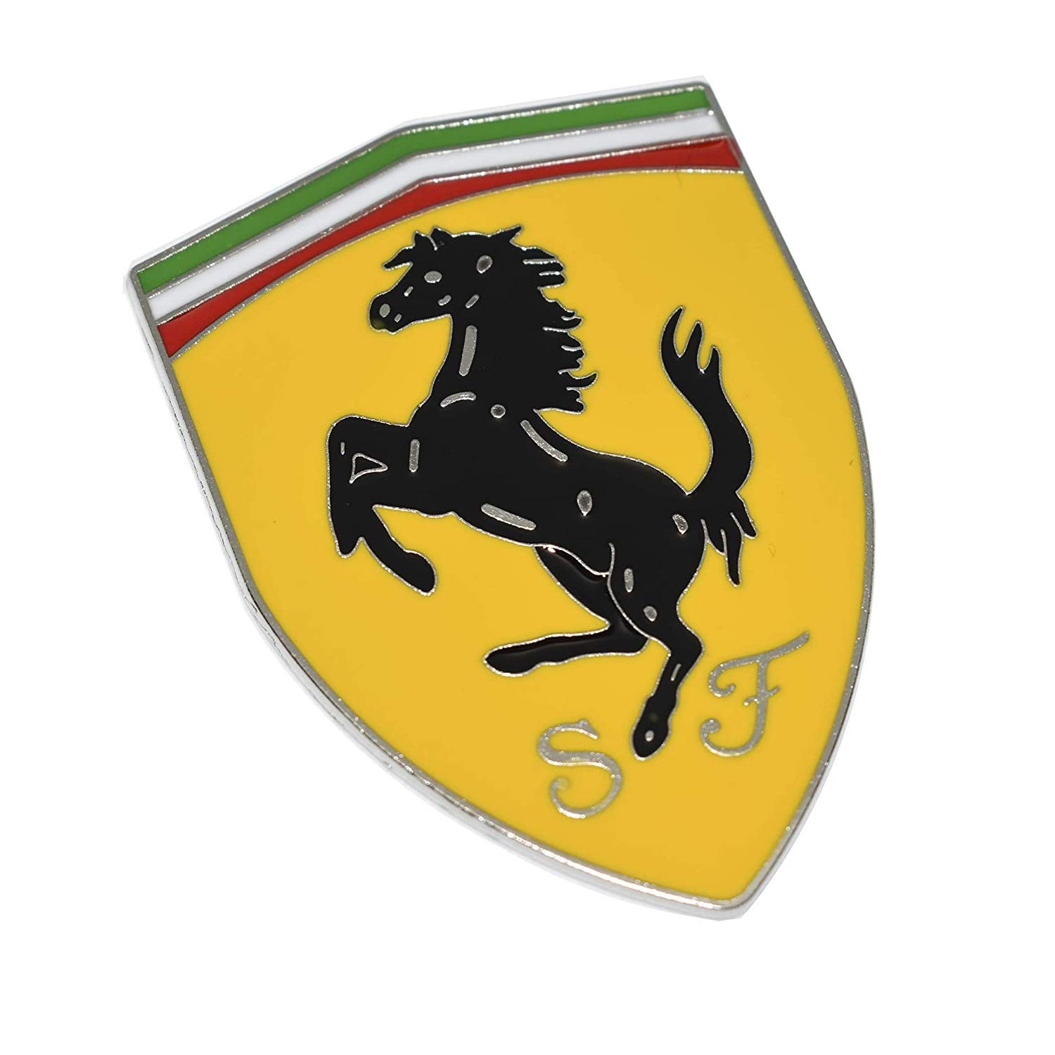 Careflection 3D Ferrari Gelb Abzeichen Emblem Aufkleber Angebot bei HelloDeals
