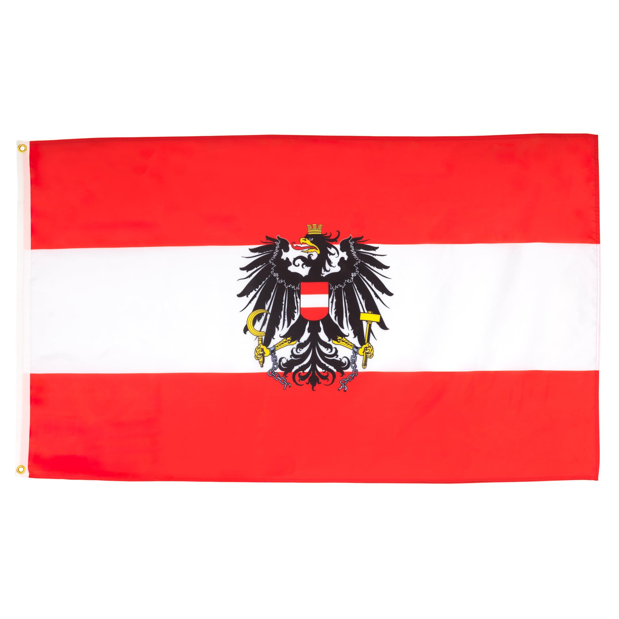 🇦🇹🦅 Tolle Flagge Österreich Mit Adler! Nur 8.95€ - Kostenloser Versand Angebot bei HelloDeals