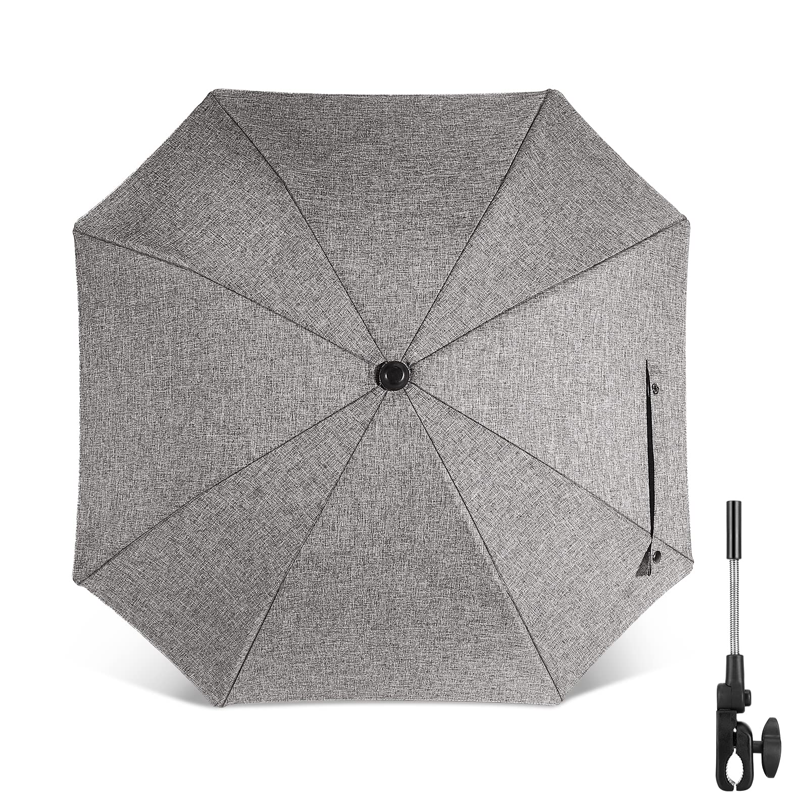 🌞🌂 Winload Sonnenschirm Buggy für Kinderwagen mit UV-Schutz 50+ | 70 cm Durchmesser Angebot bei HelloDeals