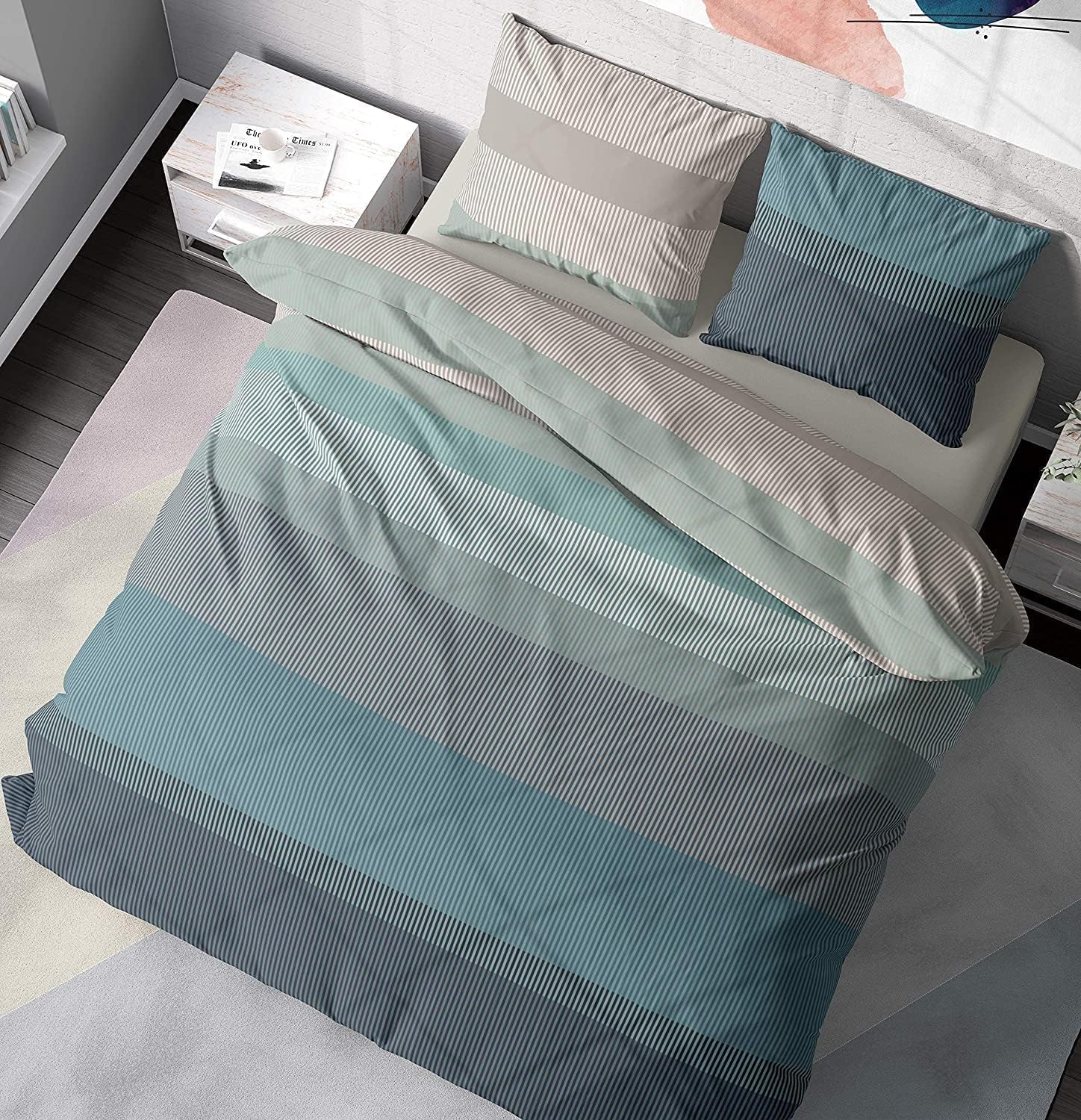 DILIOS Premium Bettwäsche 135x200 🛏️ - 100% Baumwolle, ÖKO-TEX Zertifiziert Angebot bei HelloDeals