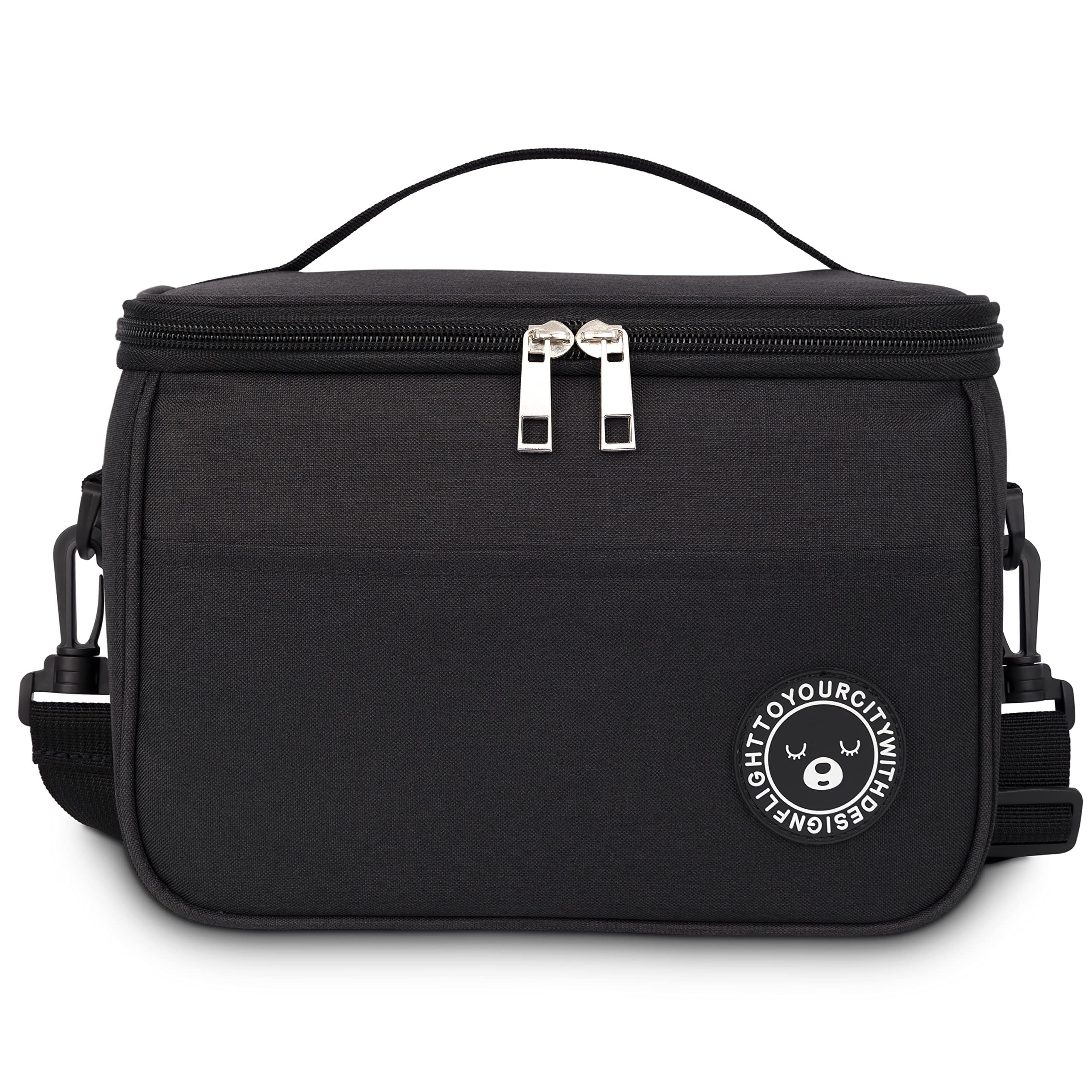🌟🍱 BALIGO Kühltasche Klein 6.4L - Lunchbox Tasche Schwarz (Upgrade) 🍱🌟 Angebot bei HelloDeals