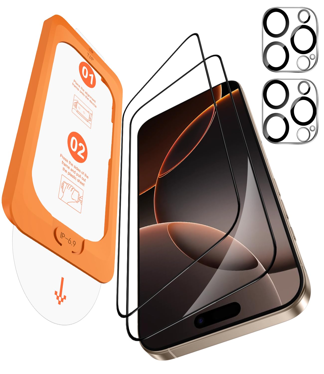 OMOTON iPhone 16 Pro Max Panzerglas 📱🔒 Angebot bei HelloDeals