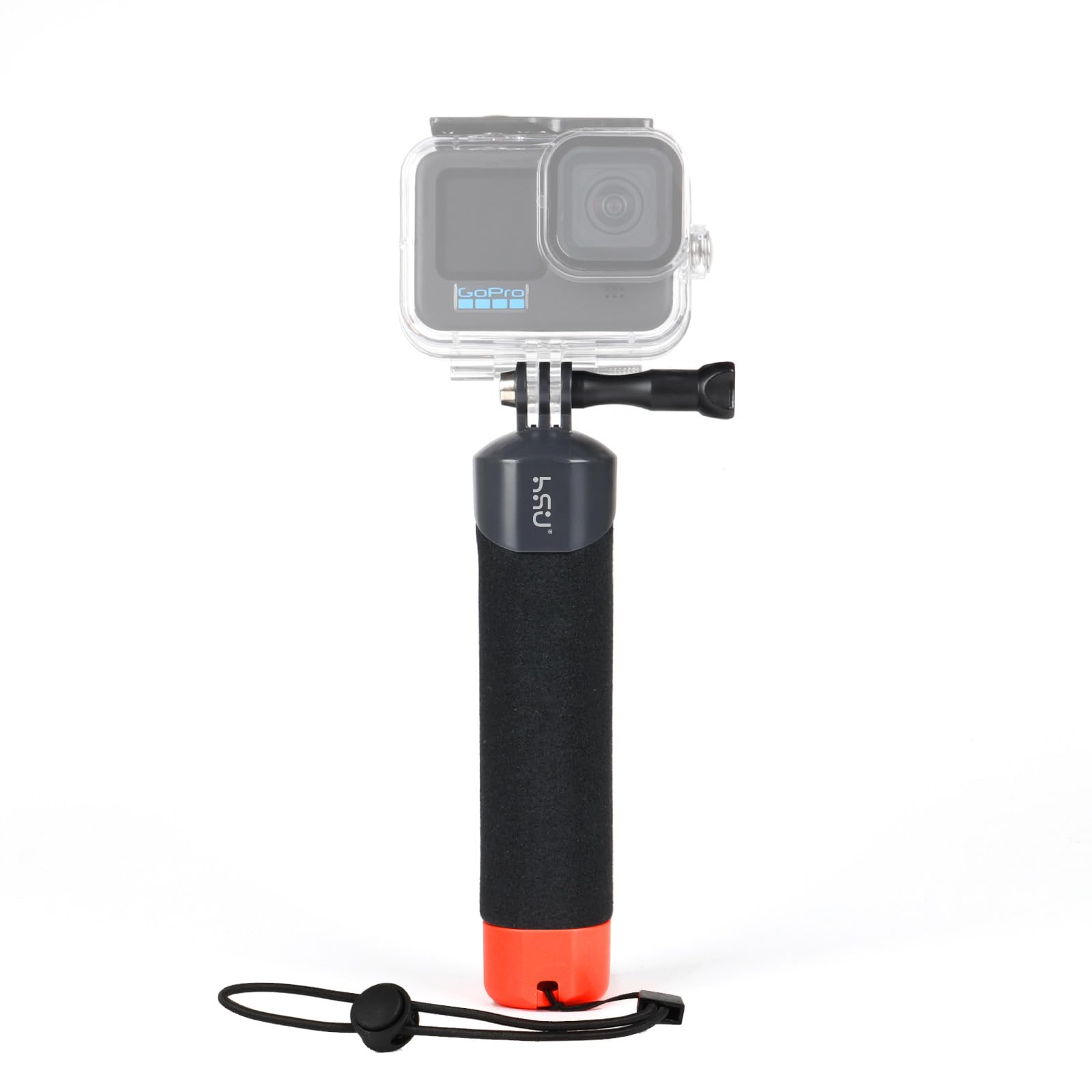 🌊📸 HSU Wasserdichter Einbeinstativ Schwimmender Handgriff für Go Pro Hero 12/11/10/9/8/7/6/5/4/3 Session, DJI Osmo und andere Action-Kameras Angebot bei HelloDeals