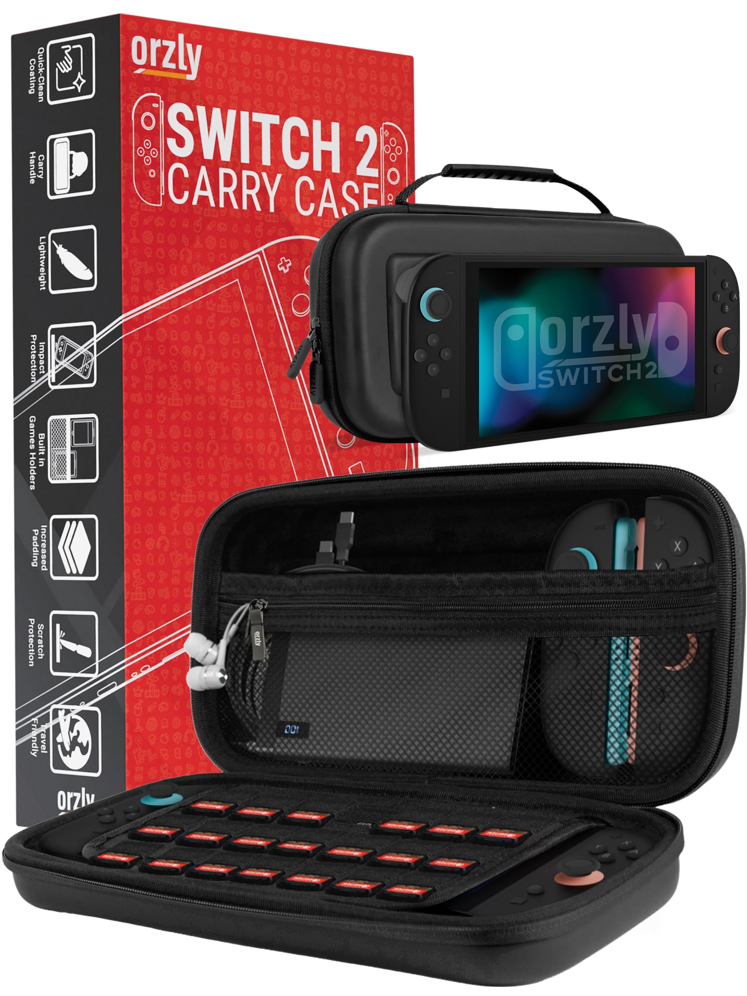 Orzly Tragetasche für die Nintendo Switch 2 (2025) Konsole 🎮🎒 Angebot bei HelloDeals