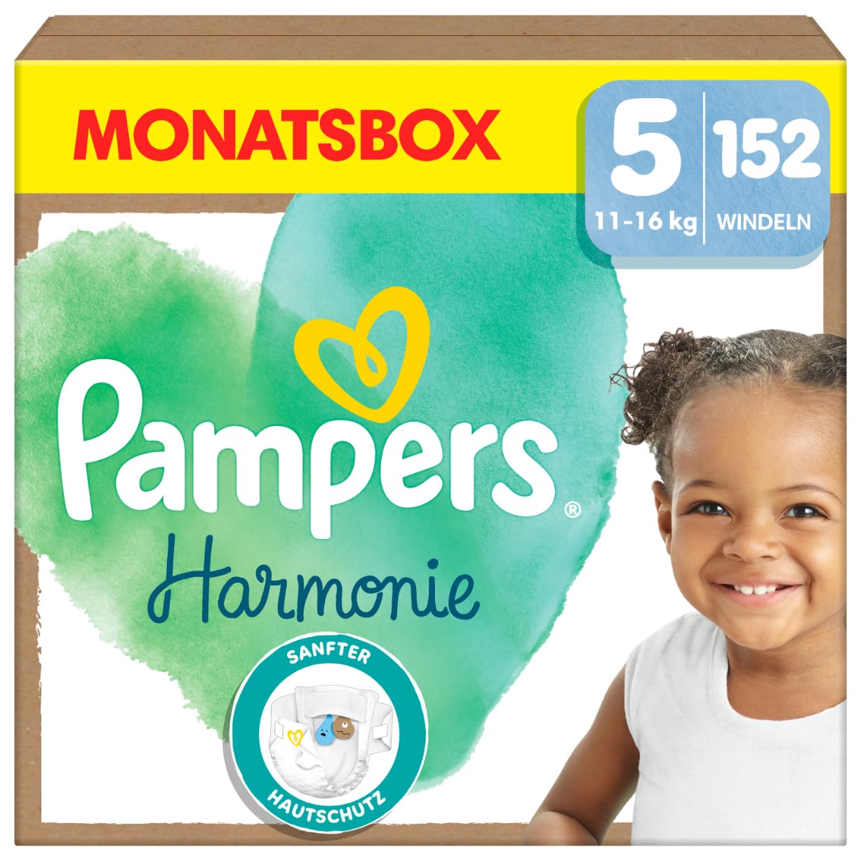 Angebot: Pampers Harmonie Windeln Größe 5, 152 Windeln 😍 Angebot bei HelloDeals